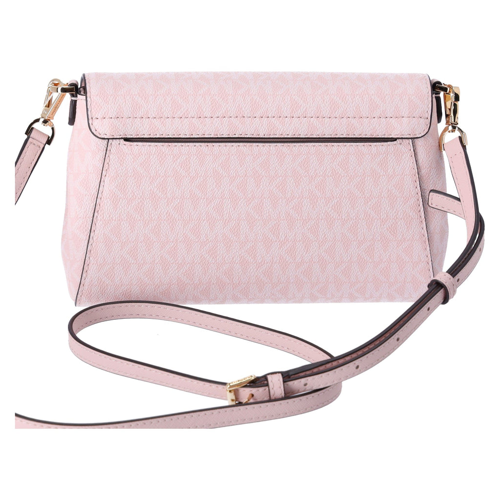 Michael Kors Jet Set Medium Convertible Pouchette Crossbody Light Powder Blush