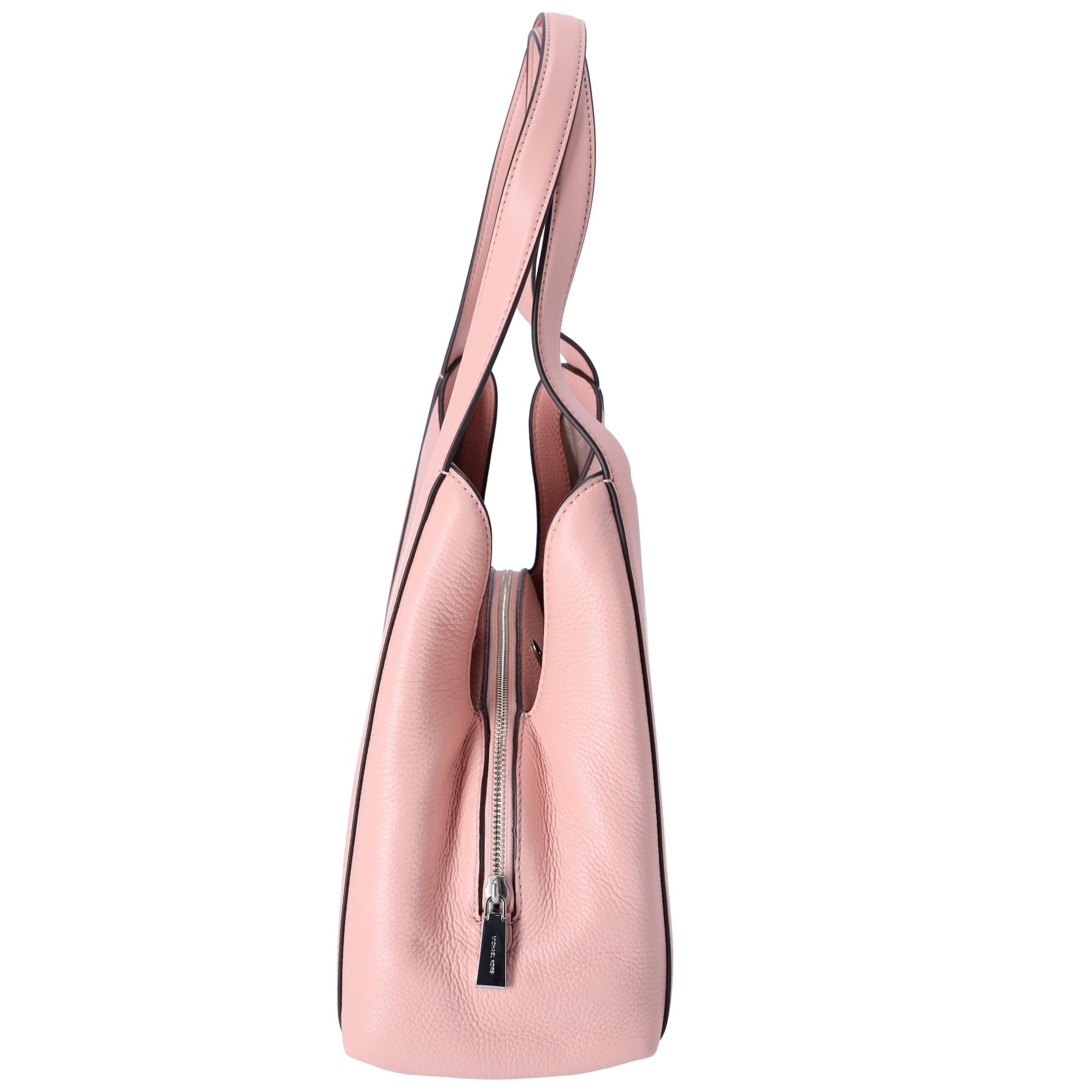 Michael Kors Rosemary Large Hobo Shoulder Bag Tote Pink Pebbled Leather