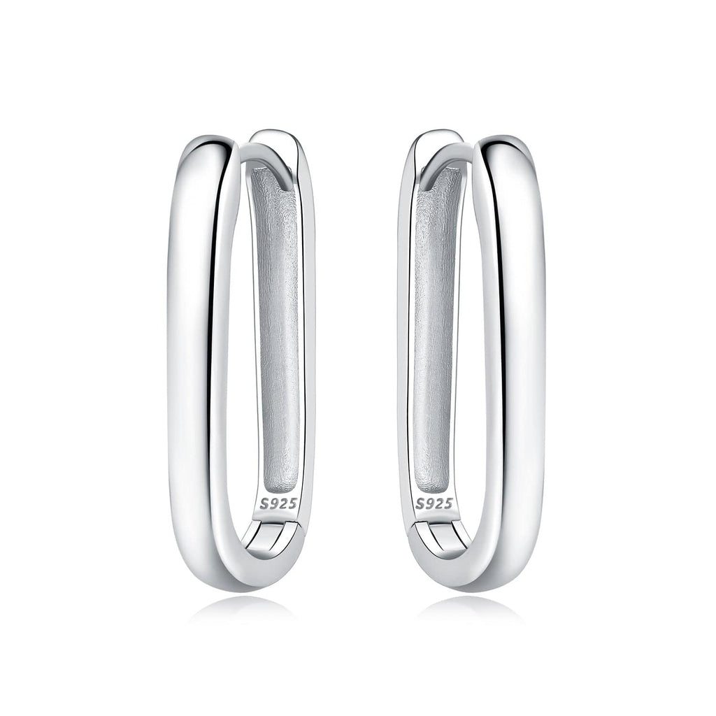 Minimalist Sleek Hoop Earrings