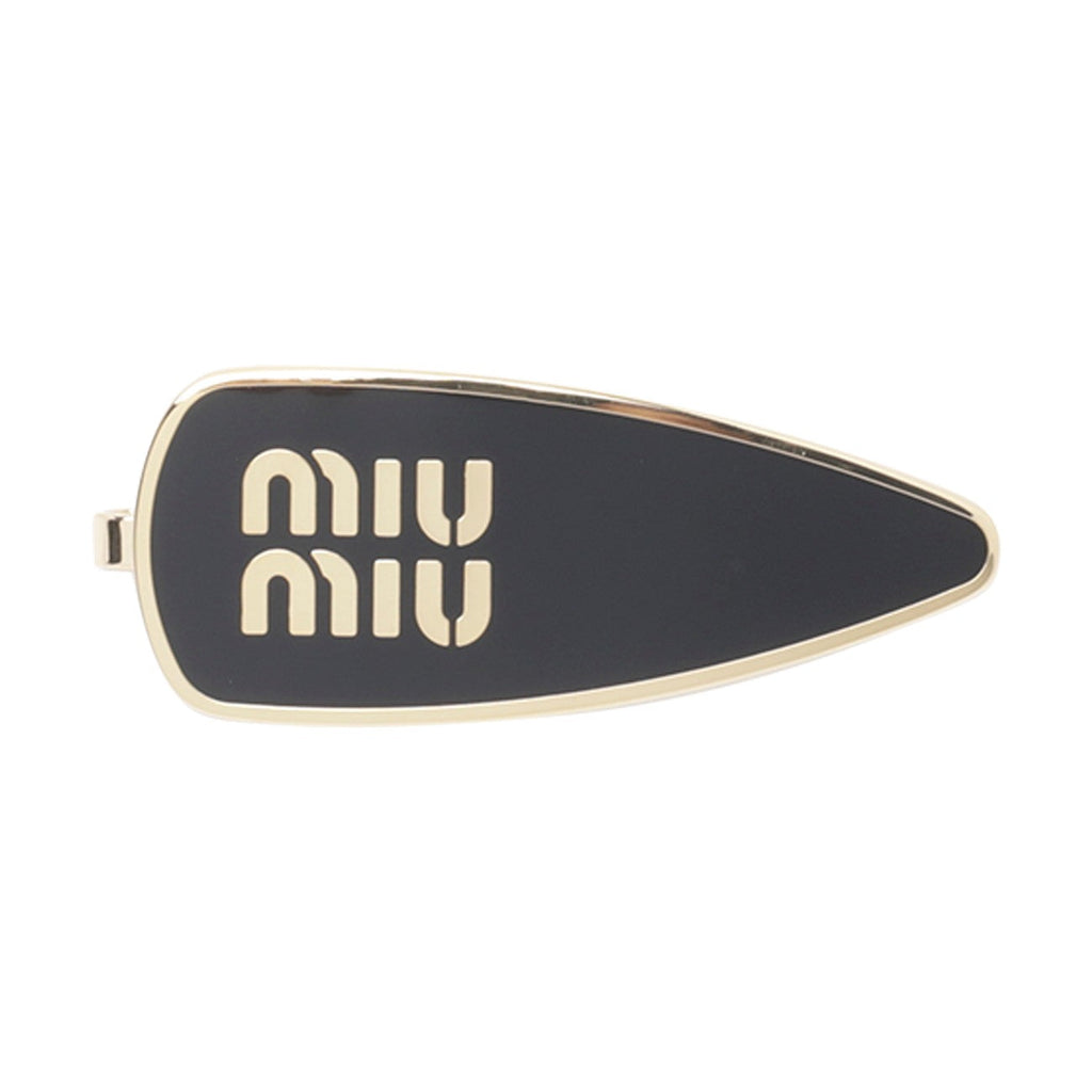 Miu Miu Women Miu Miu Logo Enameled Hair Clip