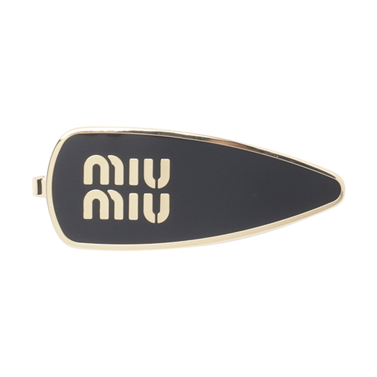 Miu Miu Women Miu Miu Logo Enameled Hair Clip