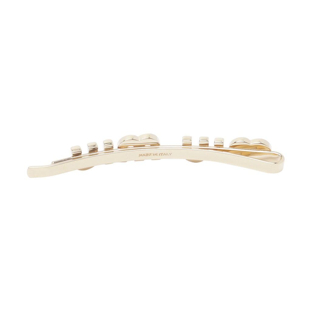 Miu Miu Women Miu Miu Logo Enameled Metal Hair Clip