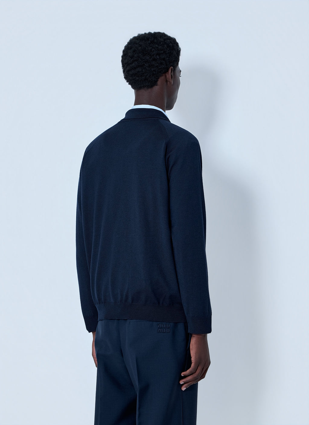 Miu Miu Men V-Neck Knit Sweater