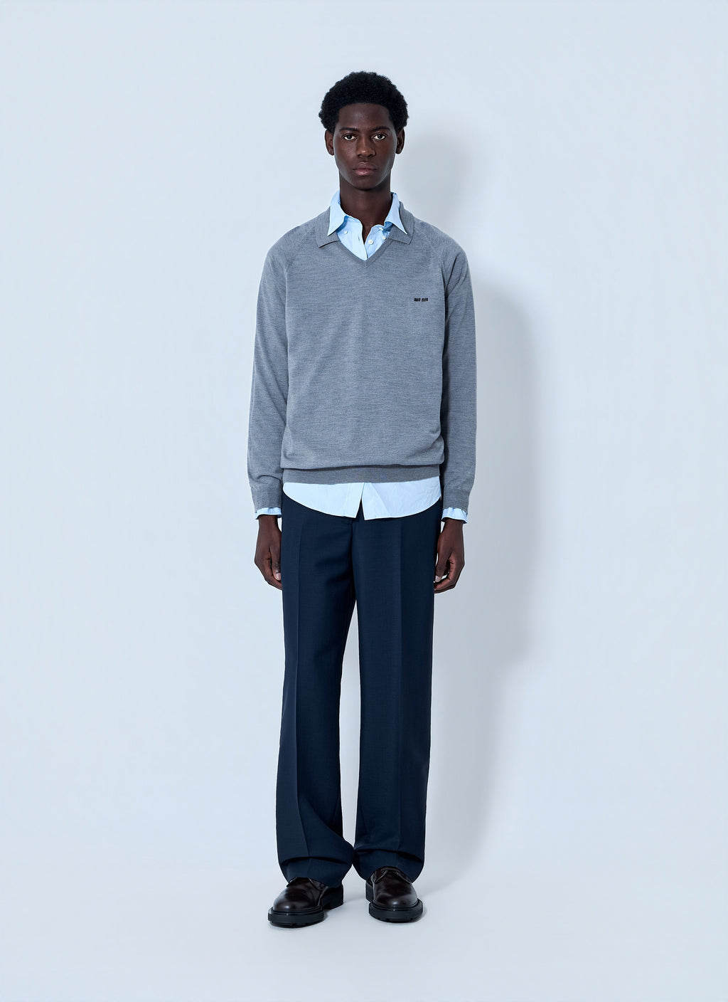 Miu Miu Men Tailored Wool Trousers
