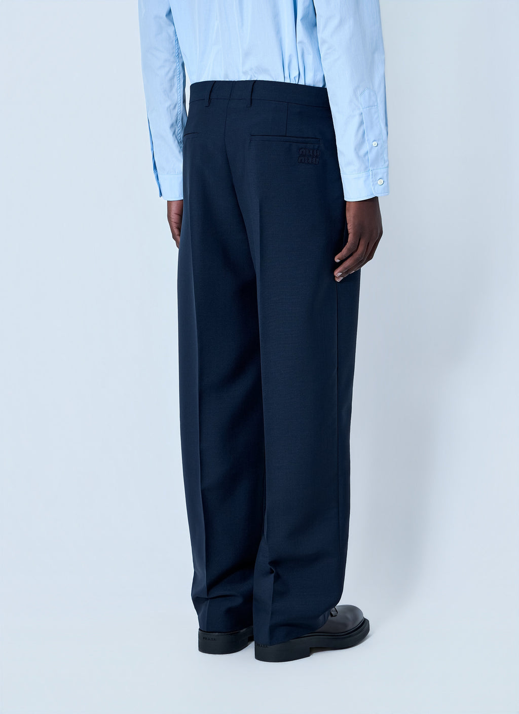 Miu Miu Men Tailored Wool Trousers