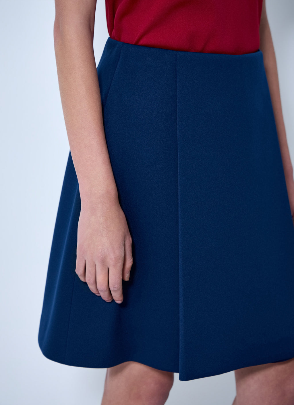 Miu Miu Women Technical Jersey Mini Skirt