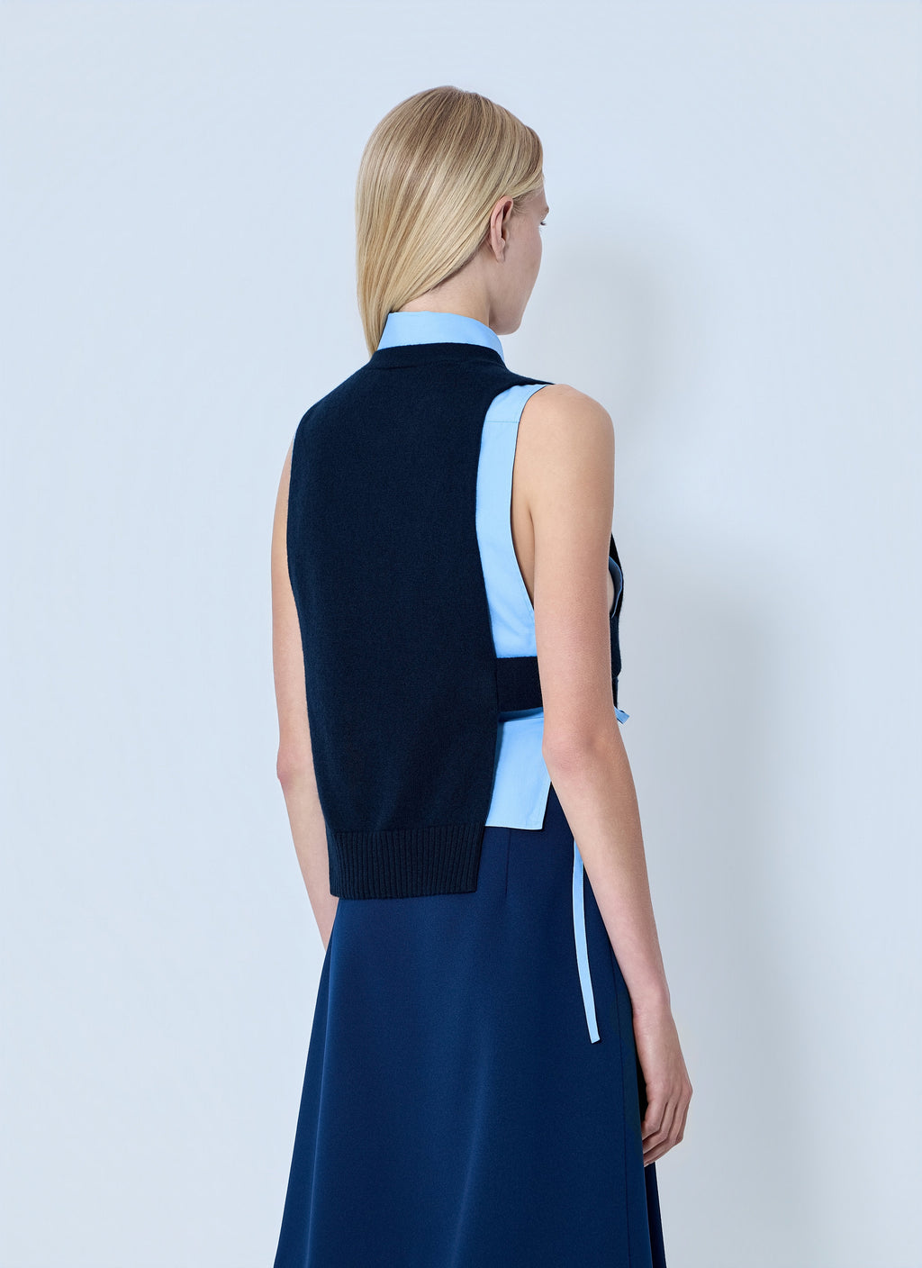 Miu Miu Women V-Neck Logo Vest