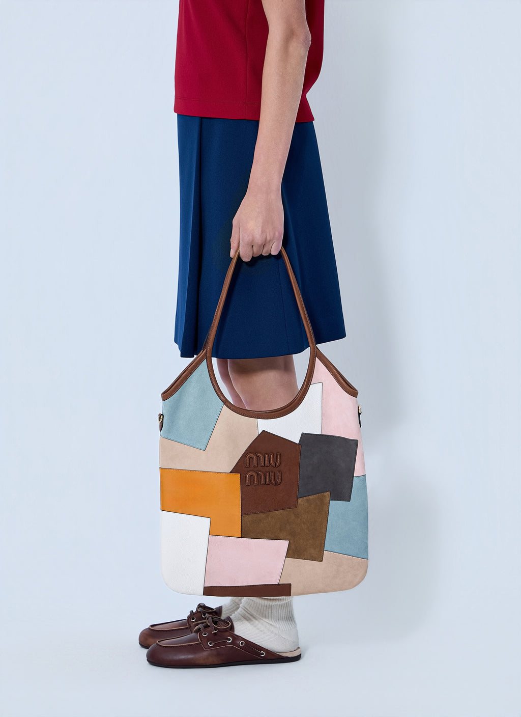 Miu Miu Women Ivy Leather Shoulder Bag