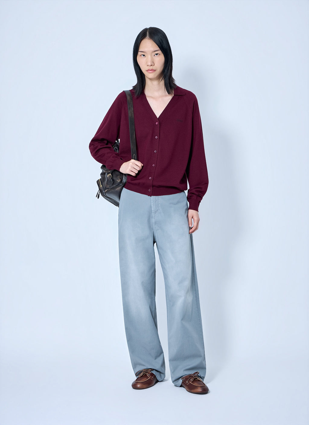 Miu Miu Women Knit Cardigan With Logo