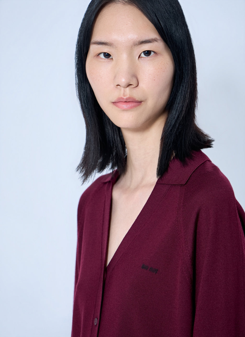 Miu Miu Women Knit Cardigan With Logo