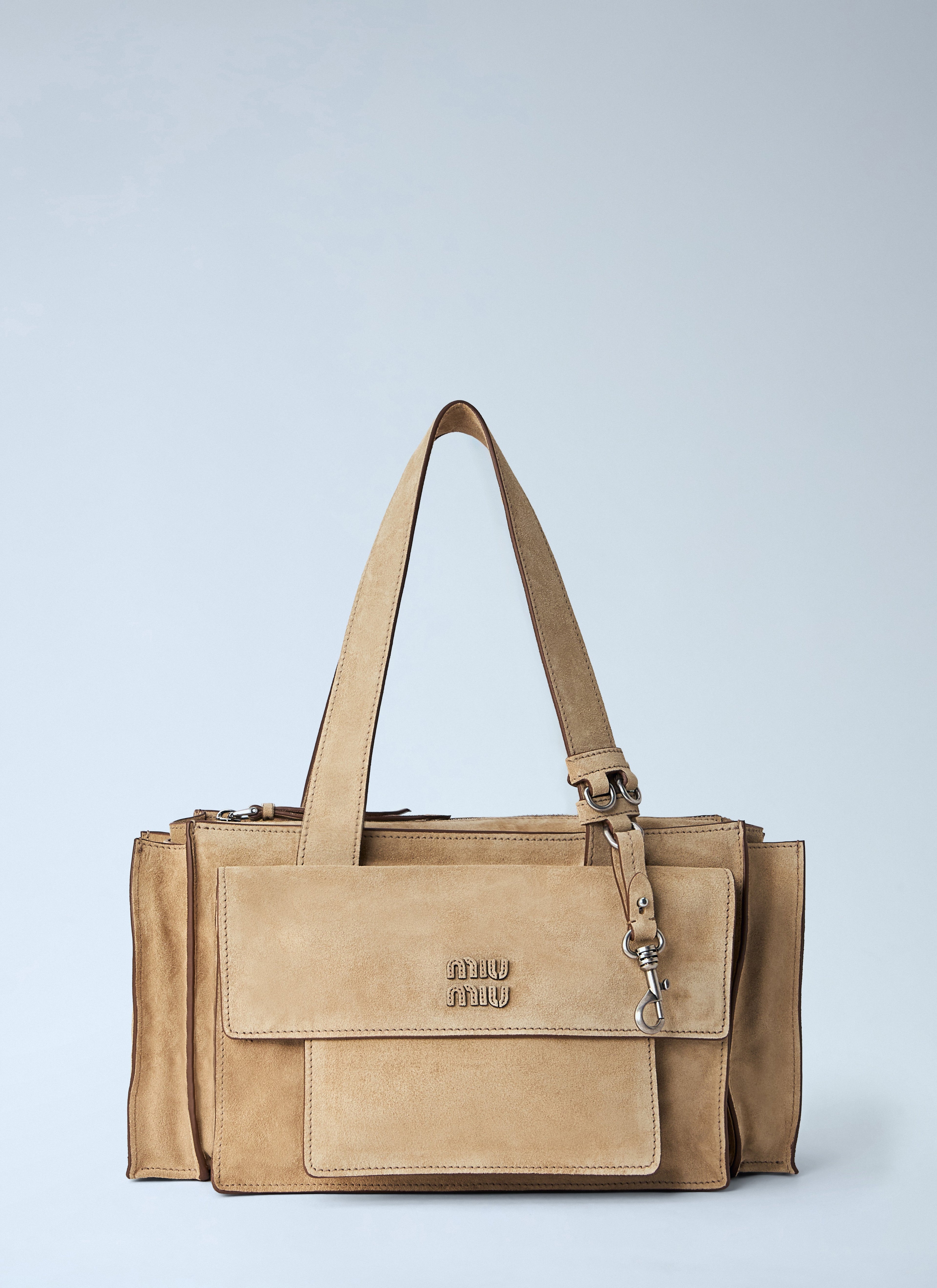 Miu Miu Women Structured Leather Handbag