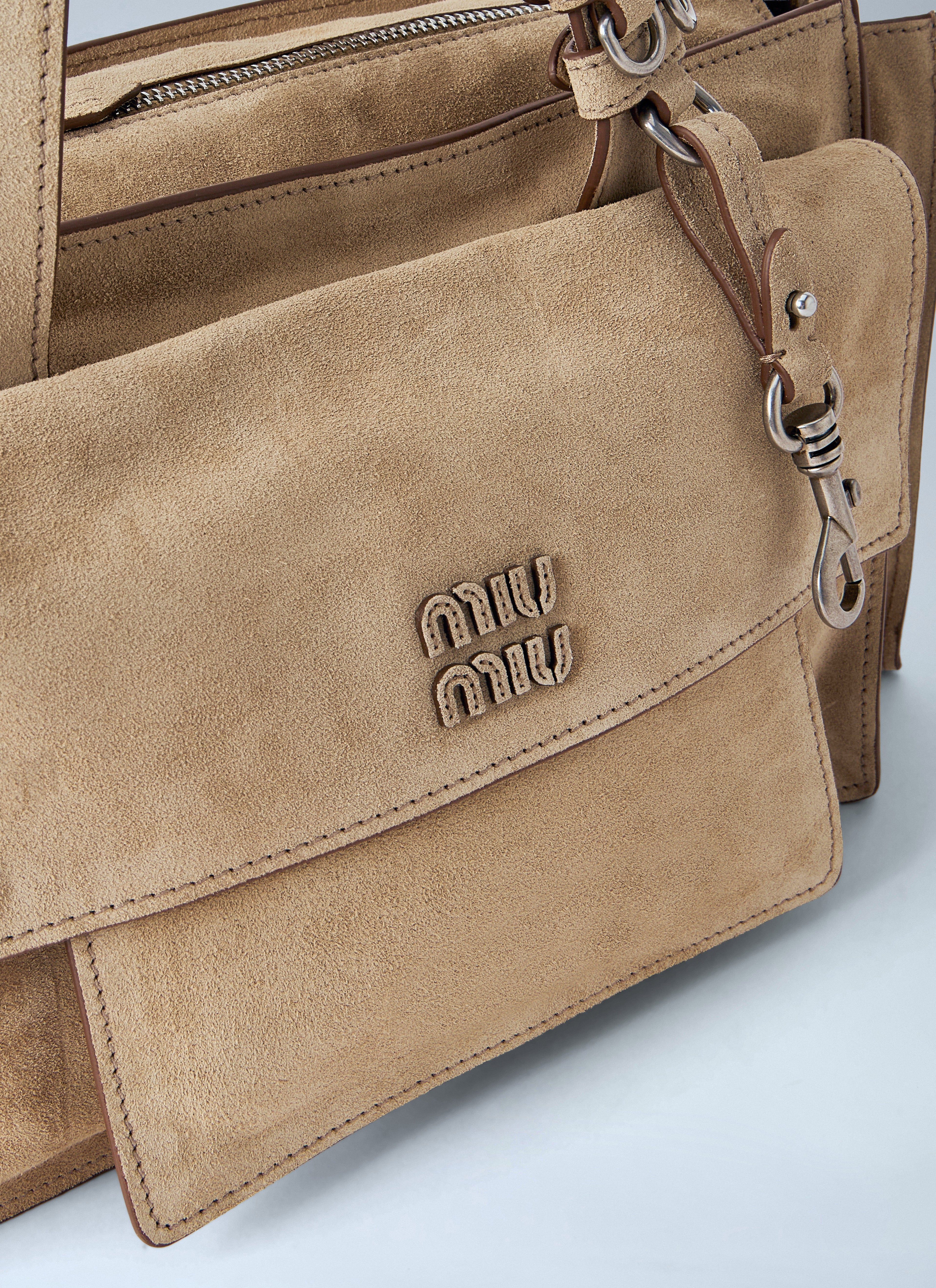Miu Miu Women Structured Leather Handbag