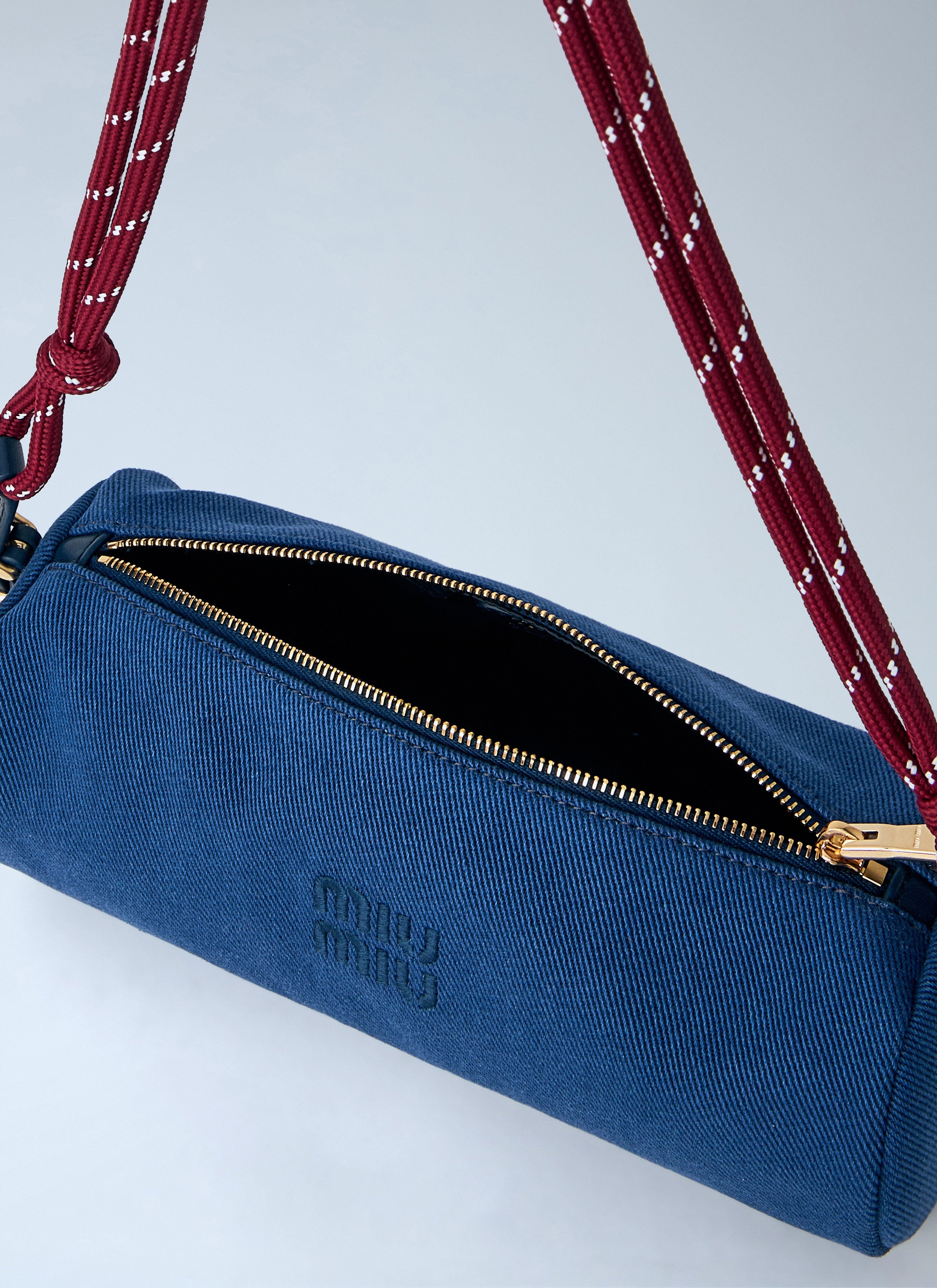 Miu Miu Women Gabardine Rope-Strap Shoulder Bag