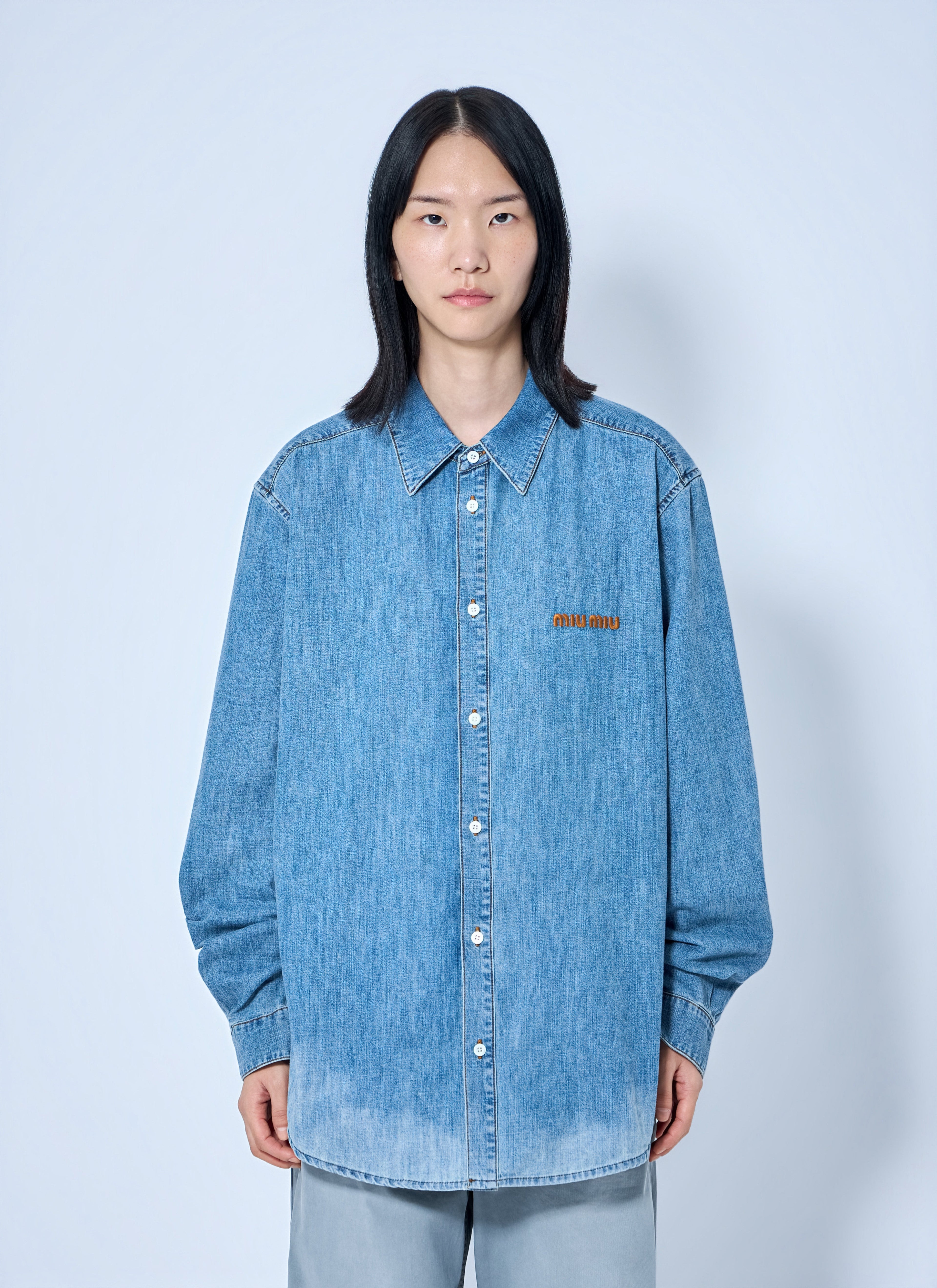 Miu Miu Women Chambray Shirt