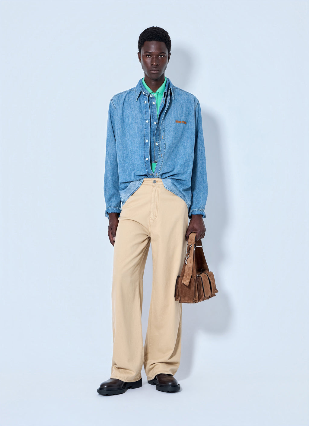 Miu Miu Women Chambray Shirt