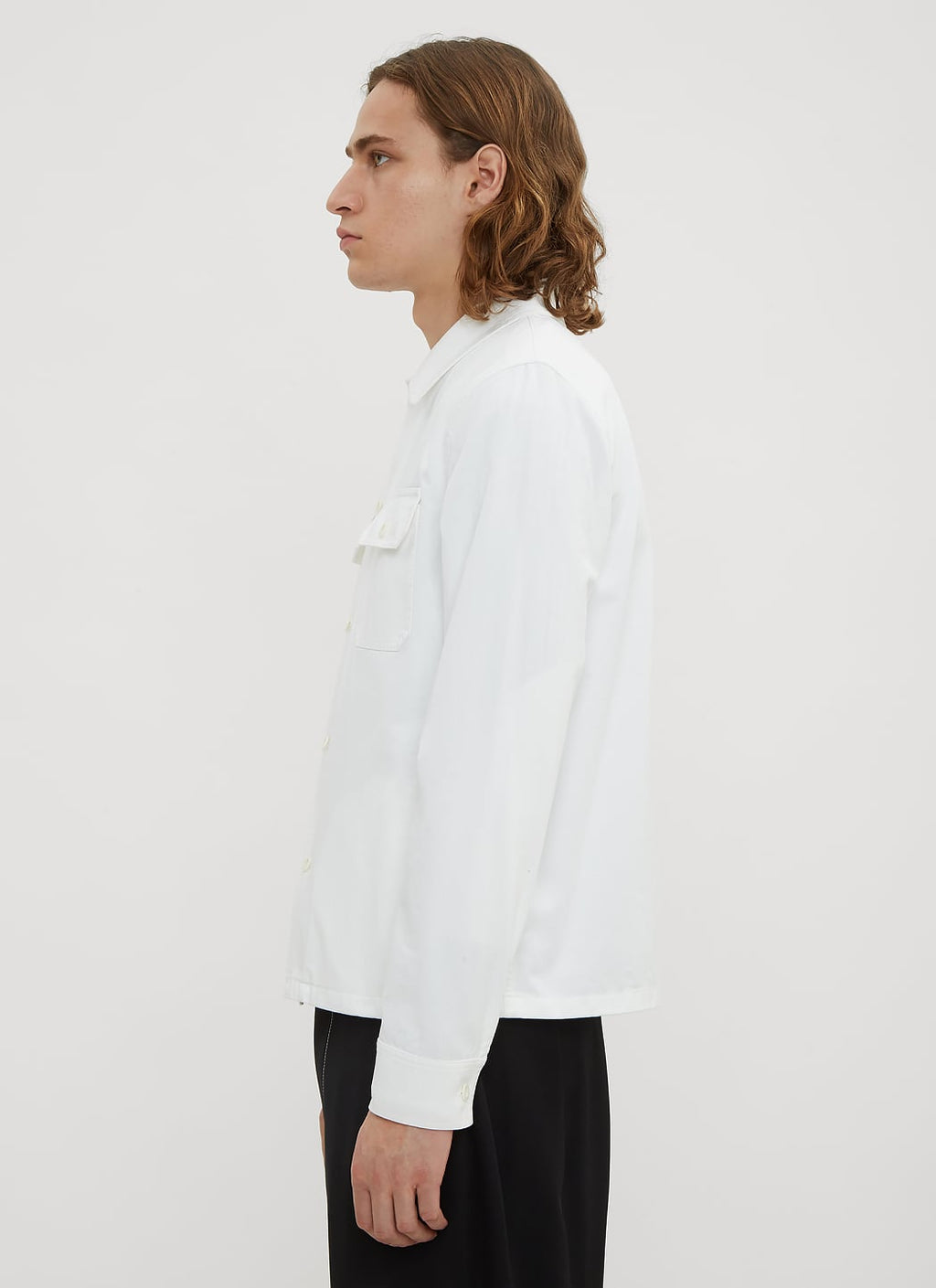 Maison Margiela Men Cotton Gabardine Shirt