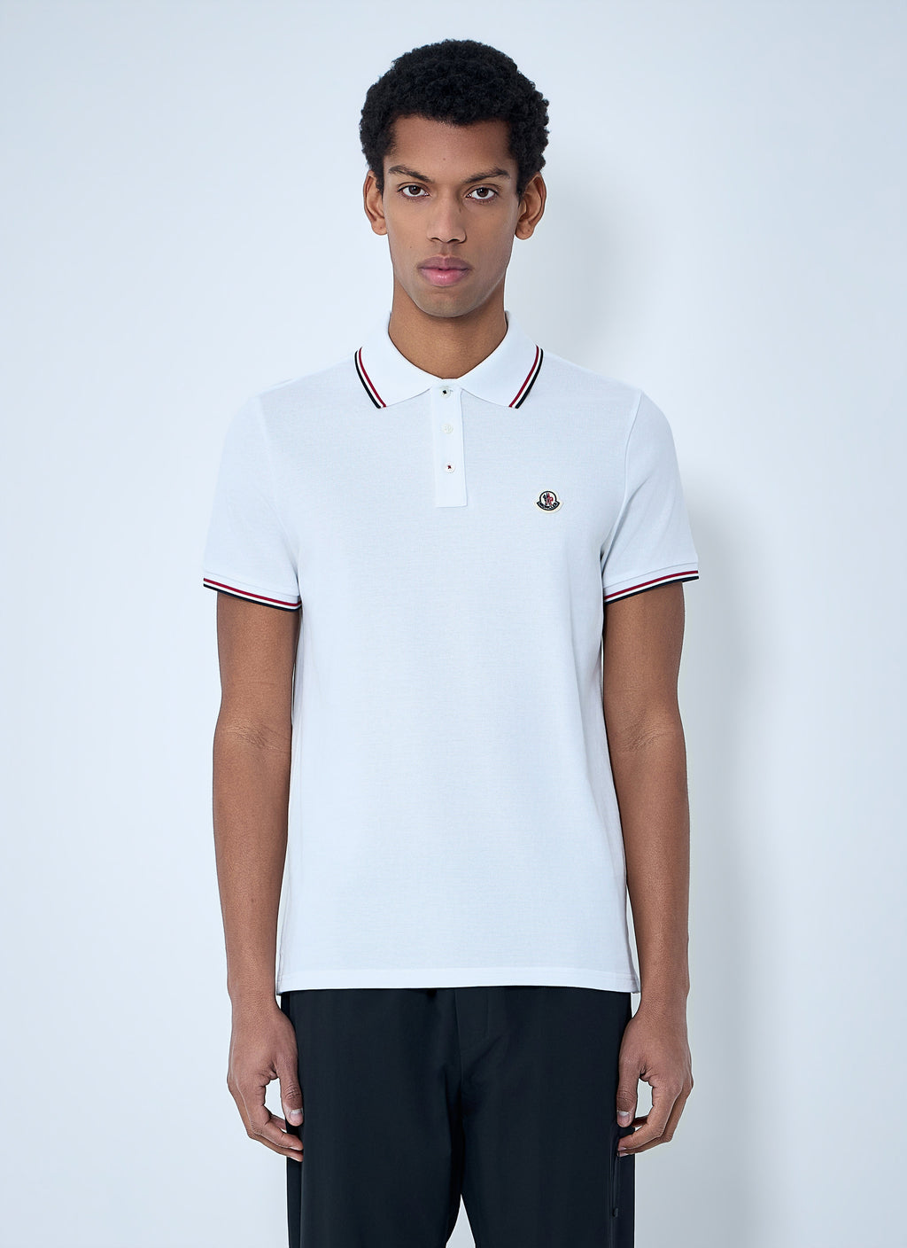 Moncler Men Piqué Polo Shirt