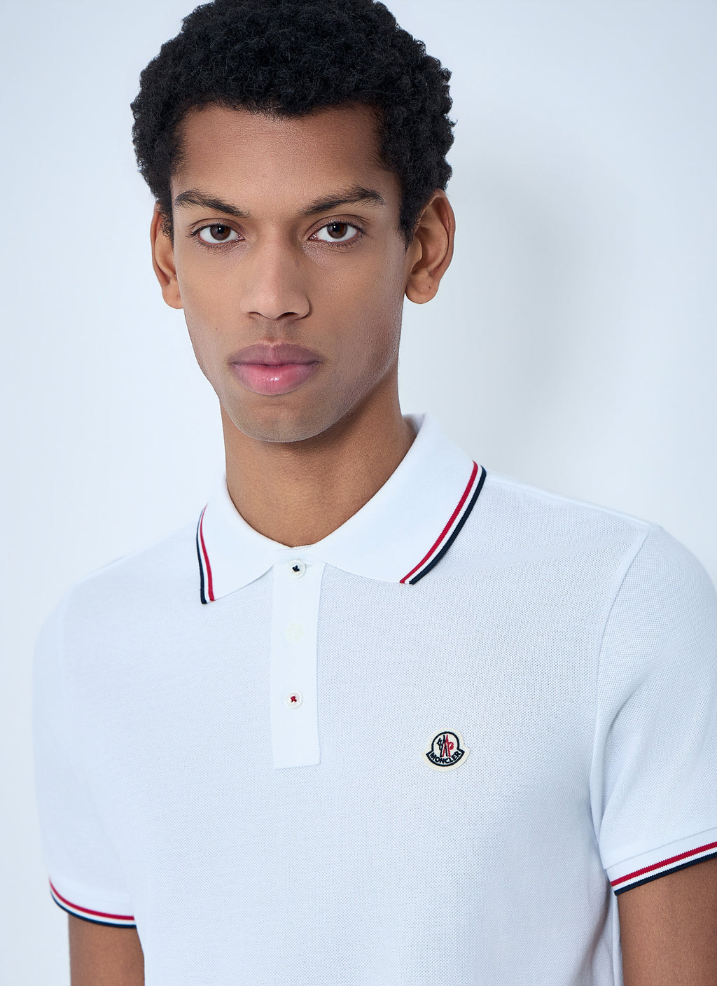 Moncler Men Piqué Polo Shirt
