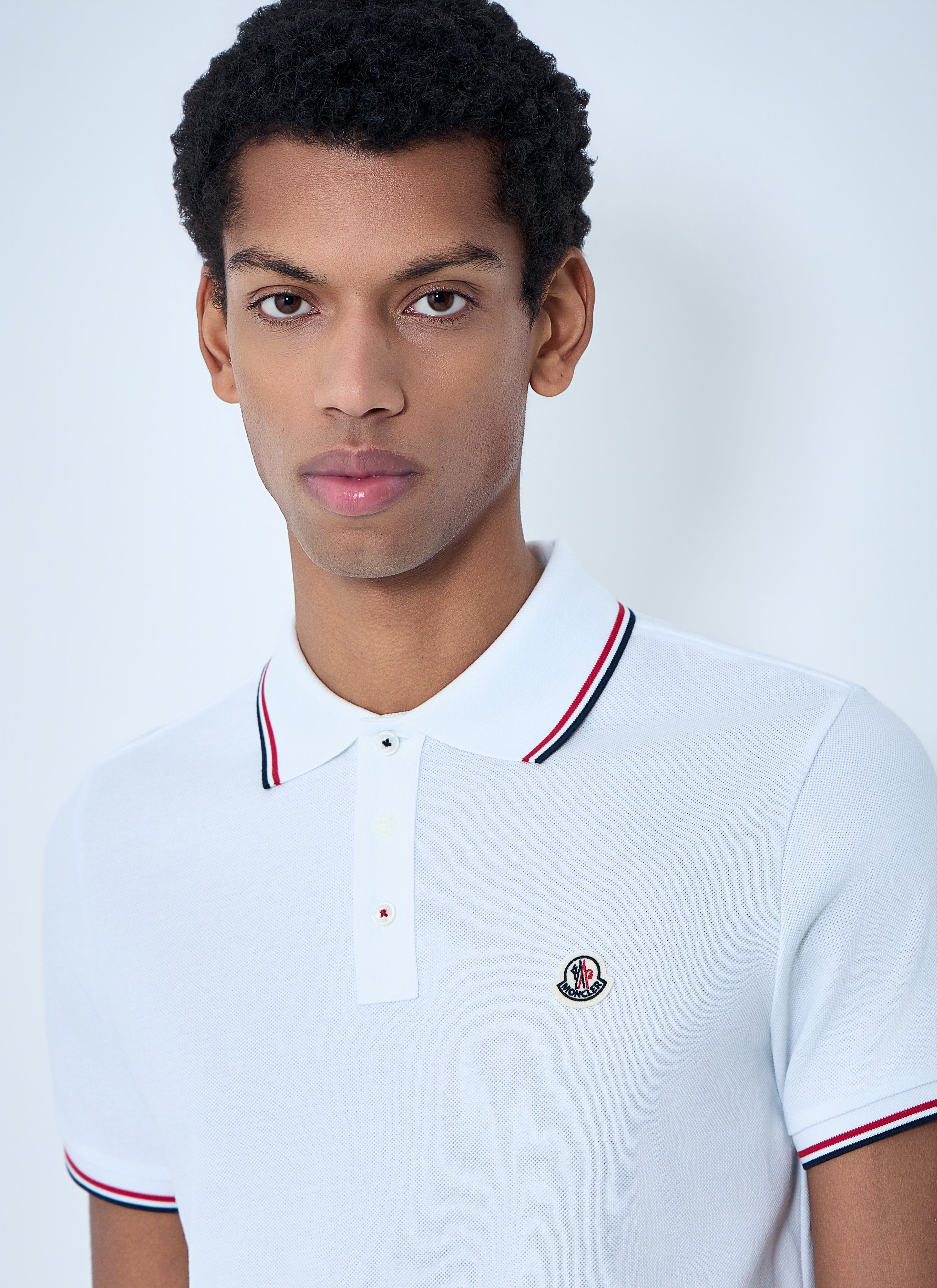 Moncler Men Piqué Polo Shirt