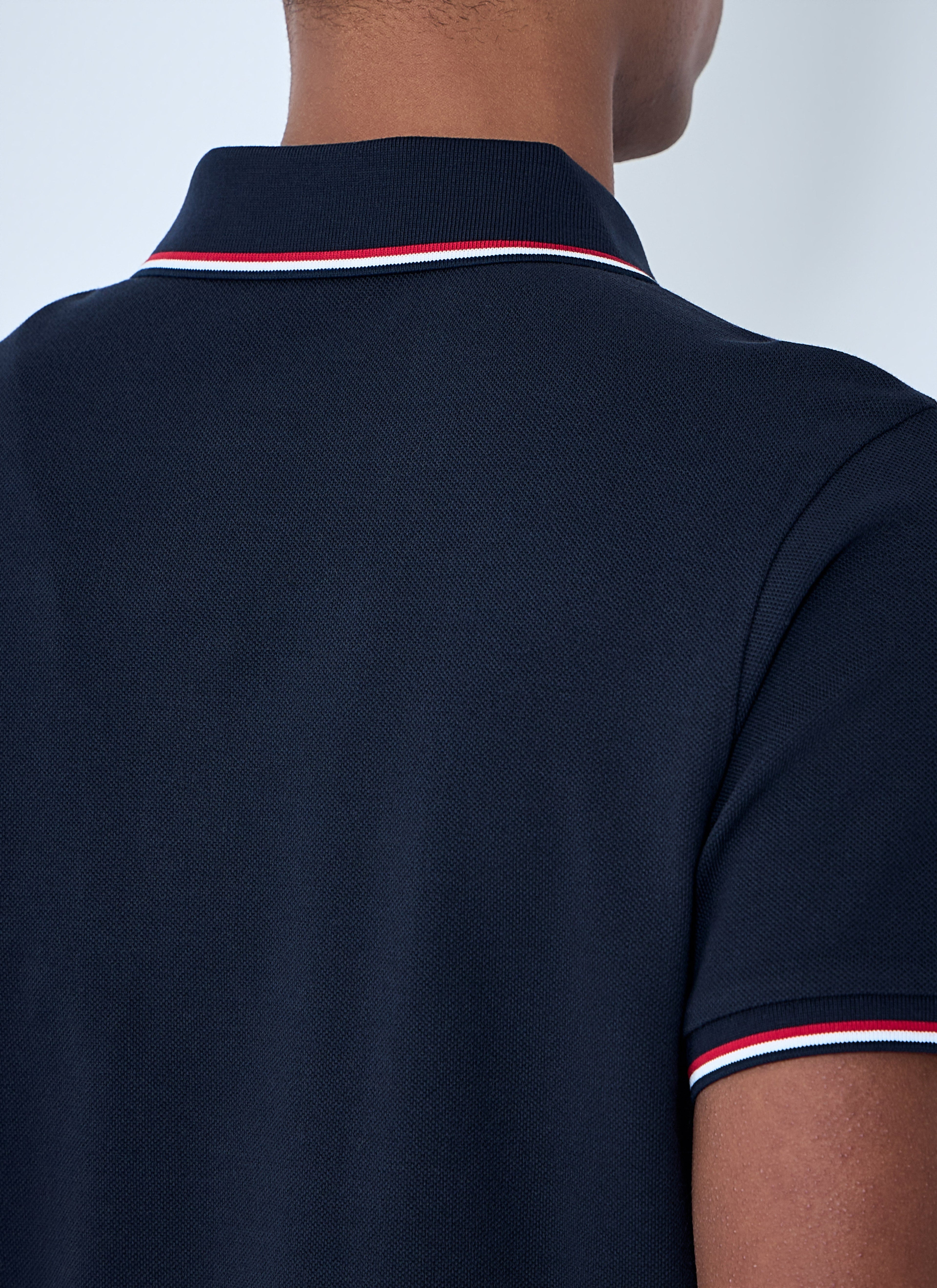 Moncler Men Logo Patch Polo Shirt