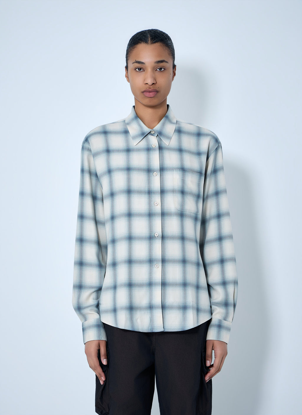 Our Legacy Women Checked Cotton Shirt