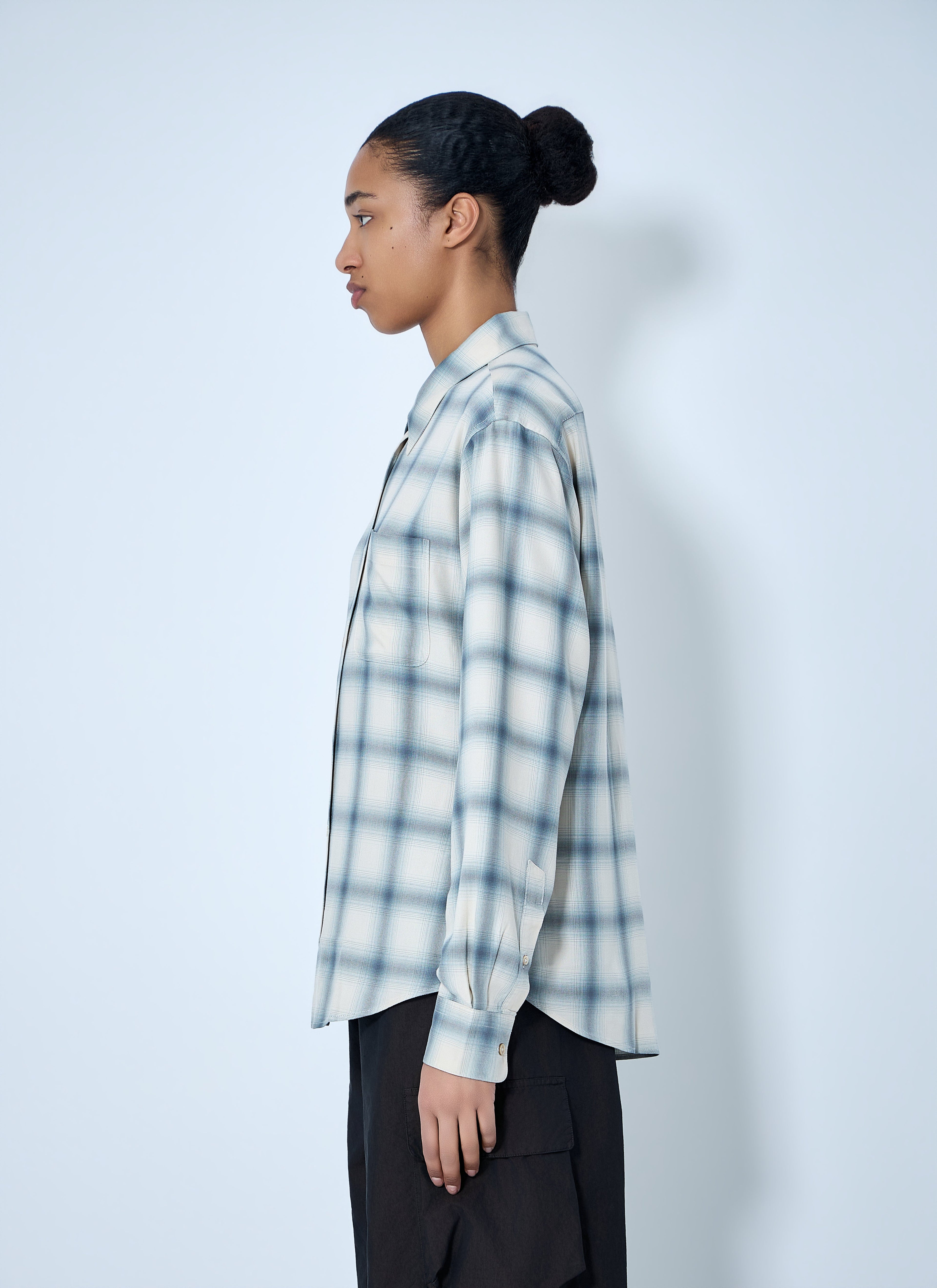 Our Legacy Women Checked Cotton Shirt