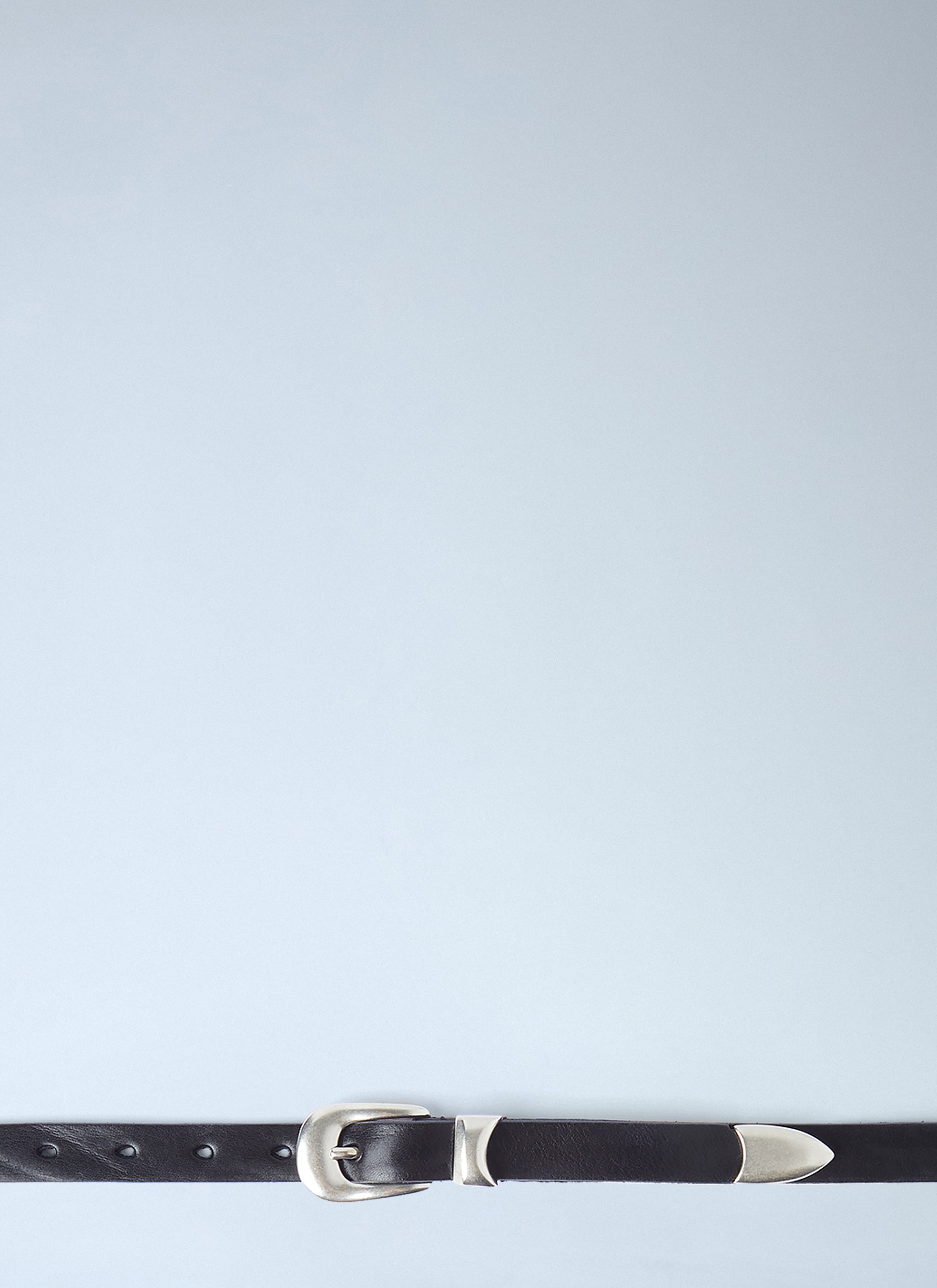 Our Legacy Women Curved Buckle Belt