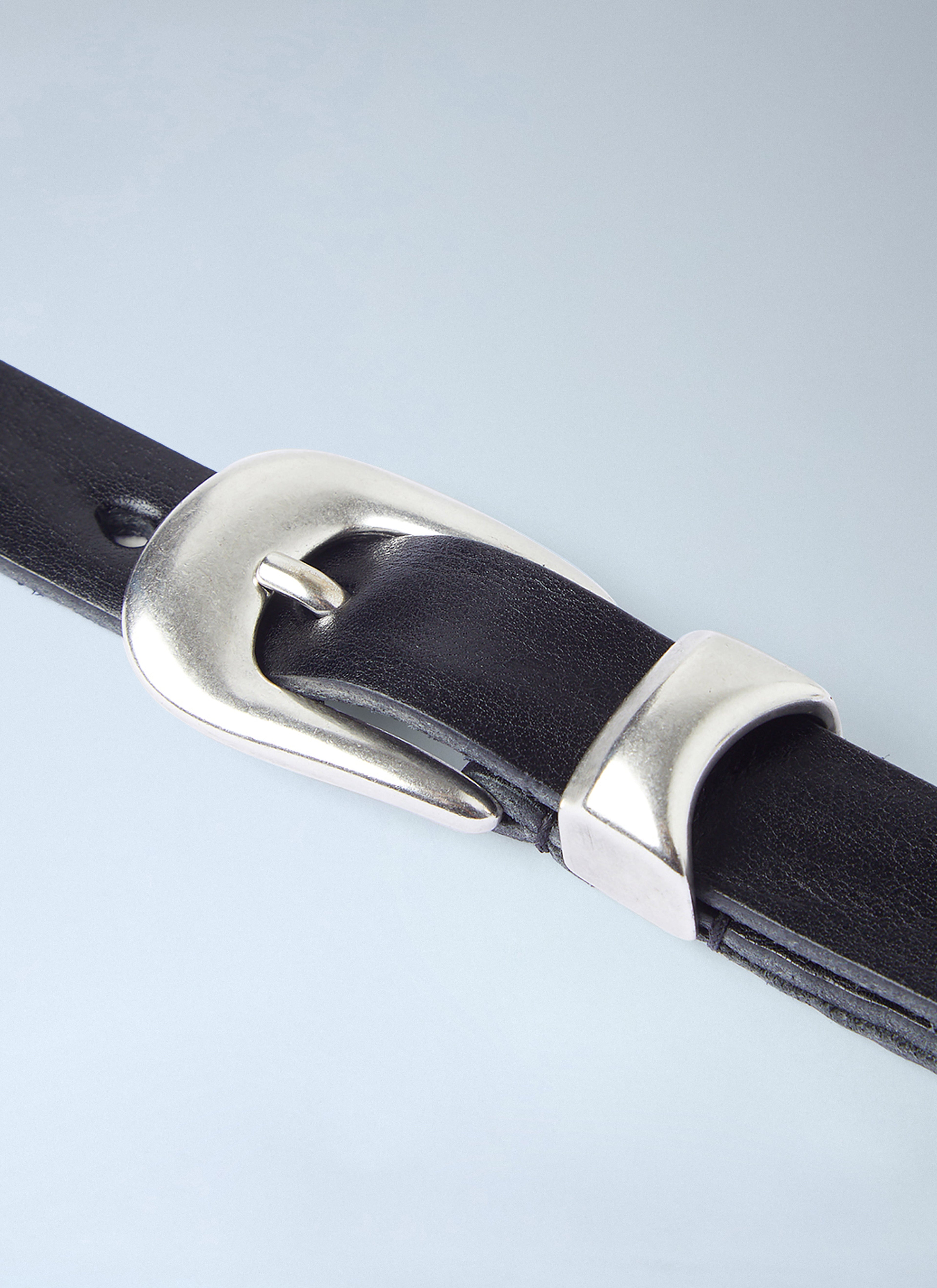Our Legacy Women Curved Buckle Belt