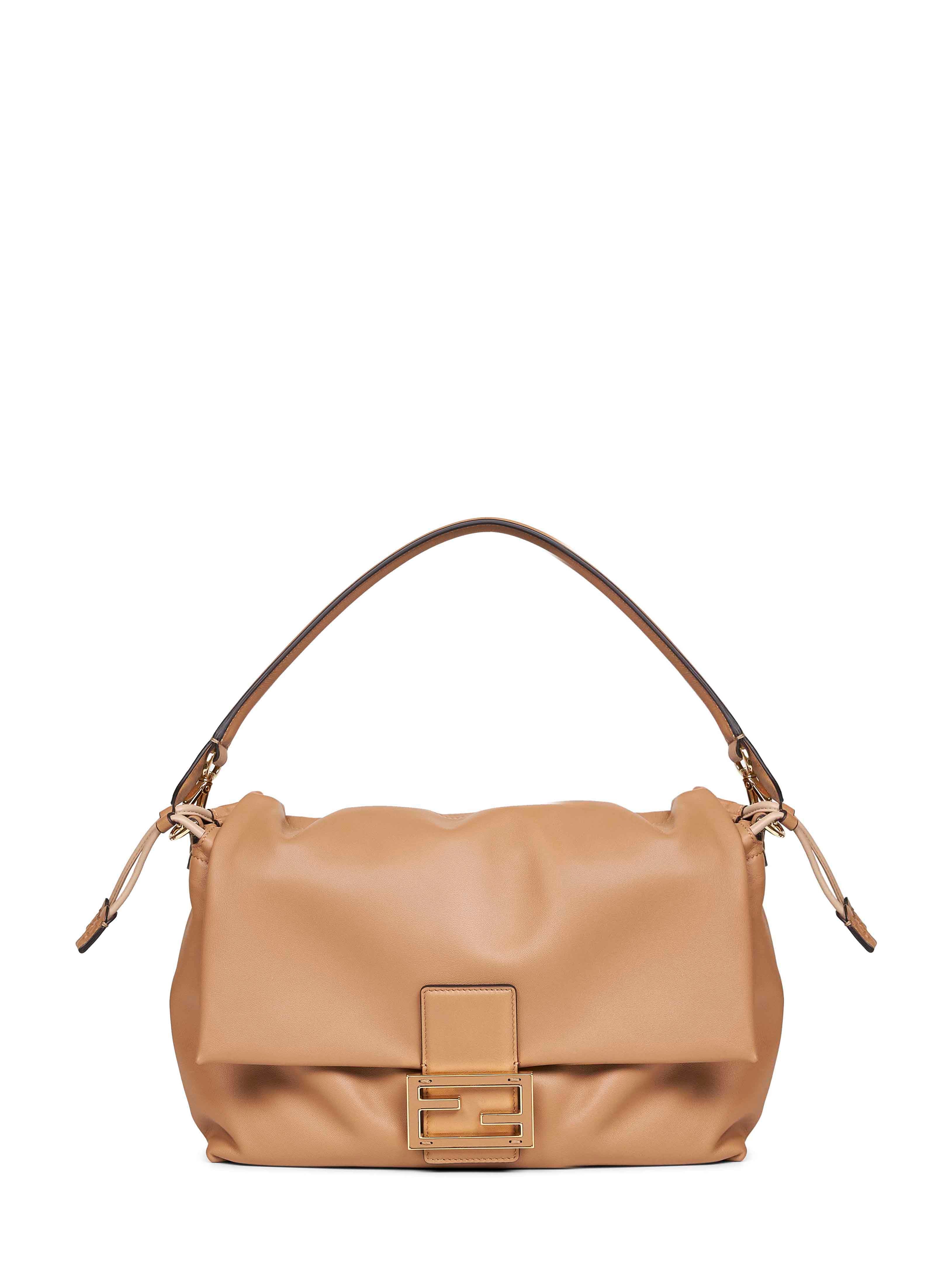 Fendi Women Cappuccino Mamma Baguette Large Handbag