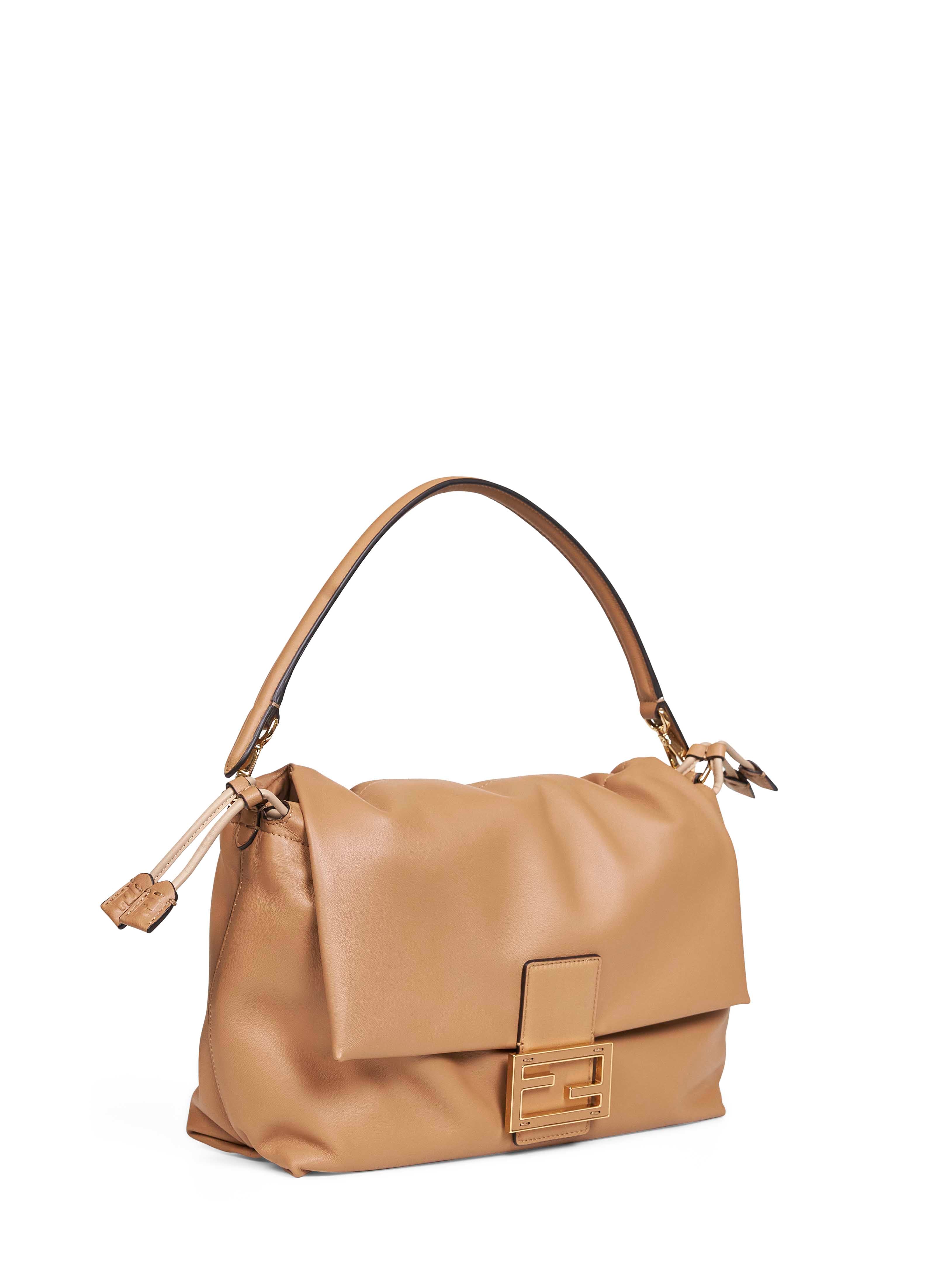 Fendi Women Cappuccino Mamma Baguette Large Handbag