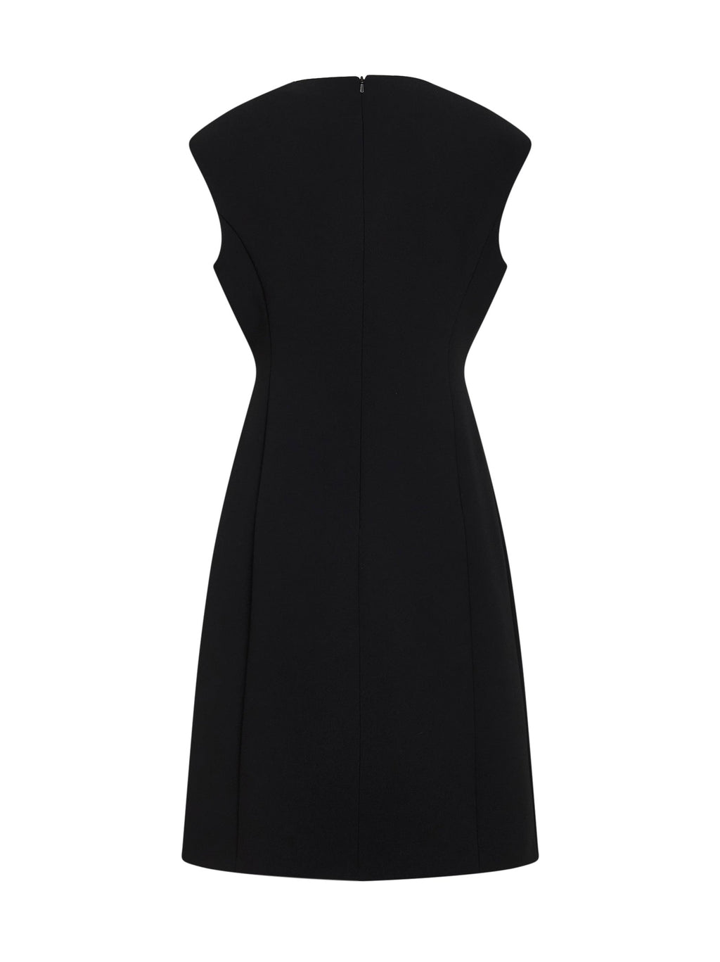 Max Mara Studio Women Black Cady Mstgiunto Short Princess-Line Dress