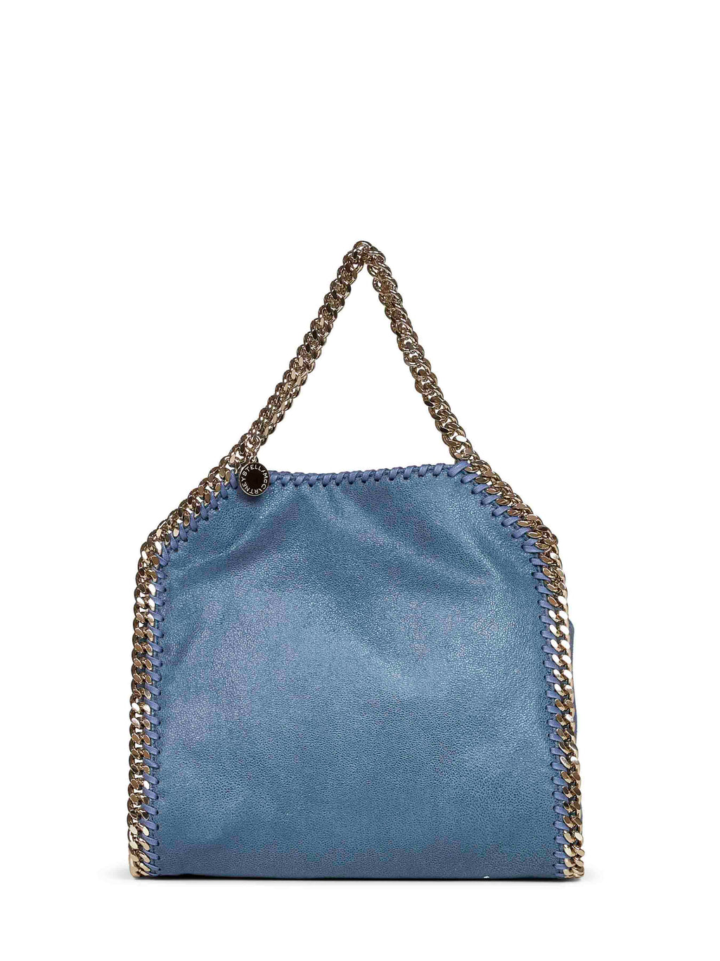 Stella Mccartney Women Feather Blue Falabella Mini Tote Bag