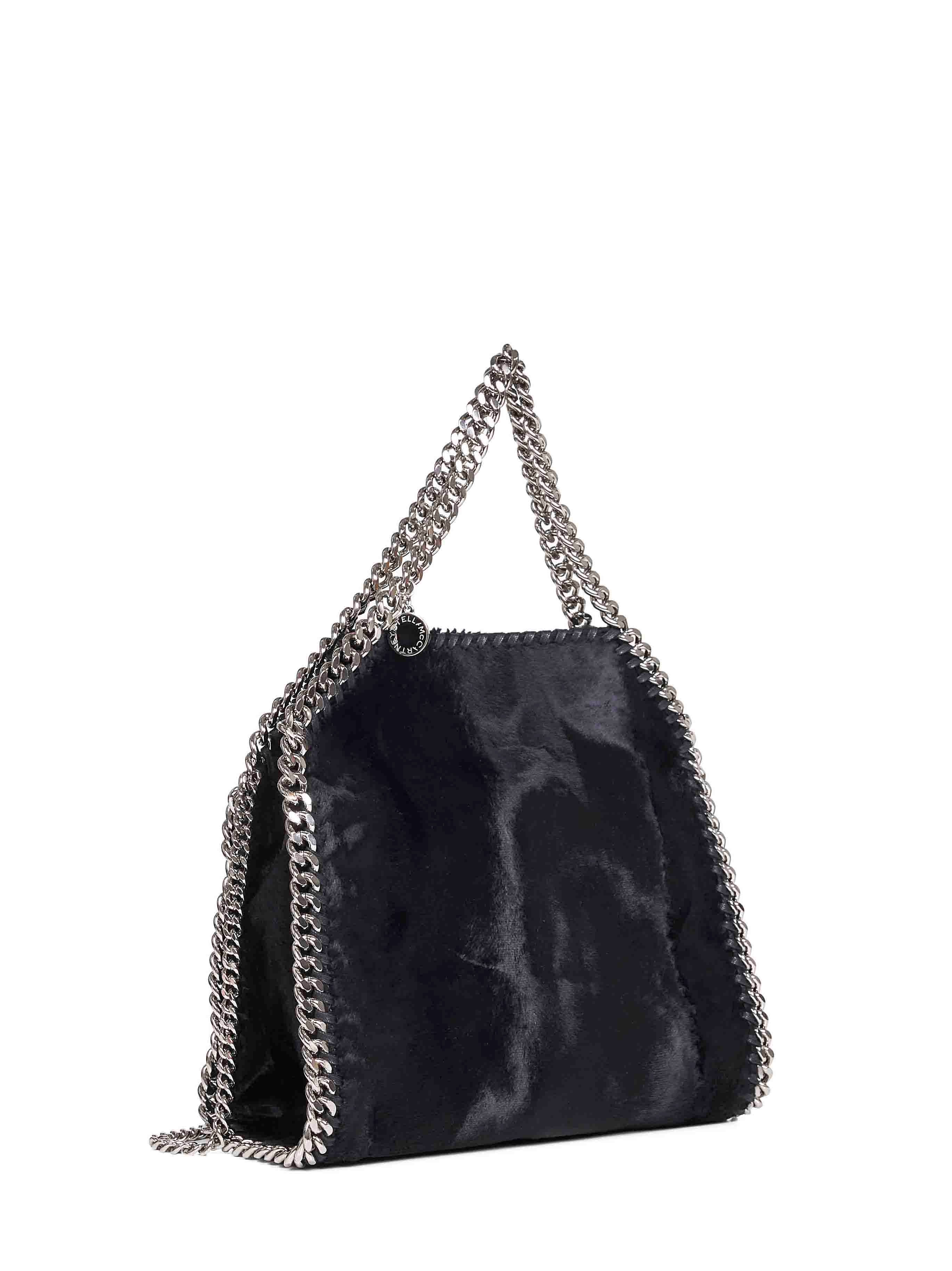 Stella Mccartney Women Black Falabella Mini Tote Bag