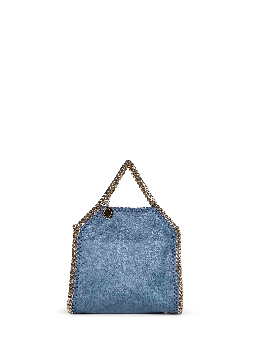 Stella Mccartney Women Feather Blue Falabella Tiny Tote Bag