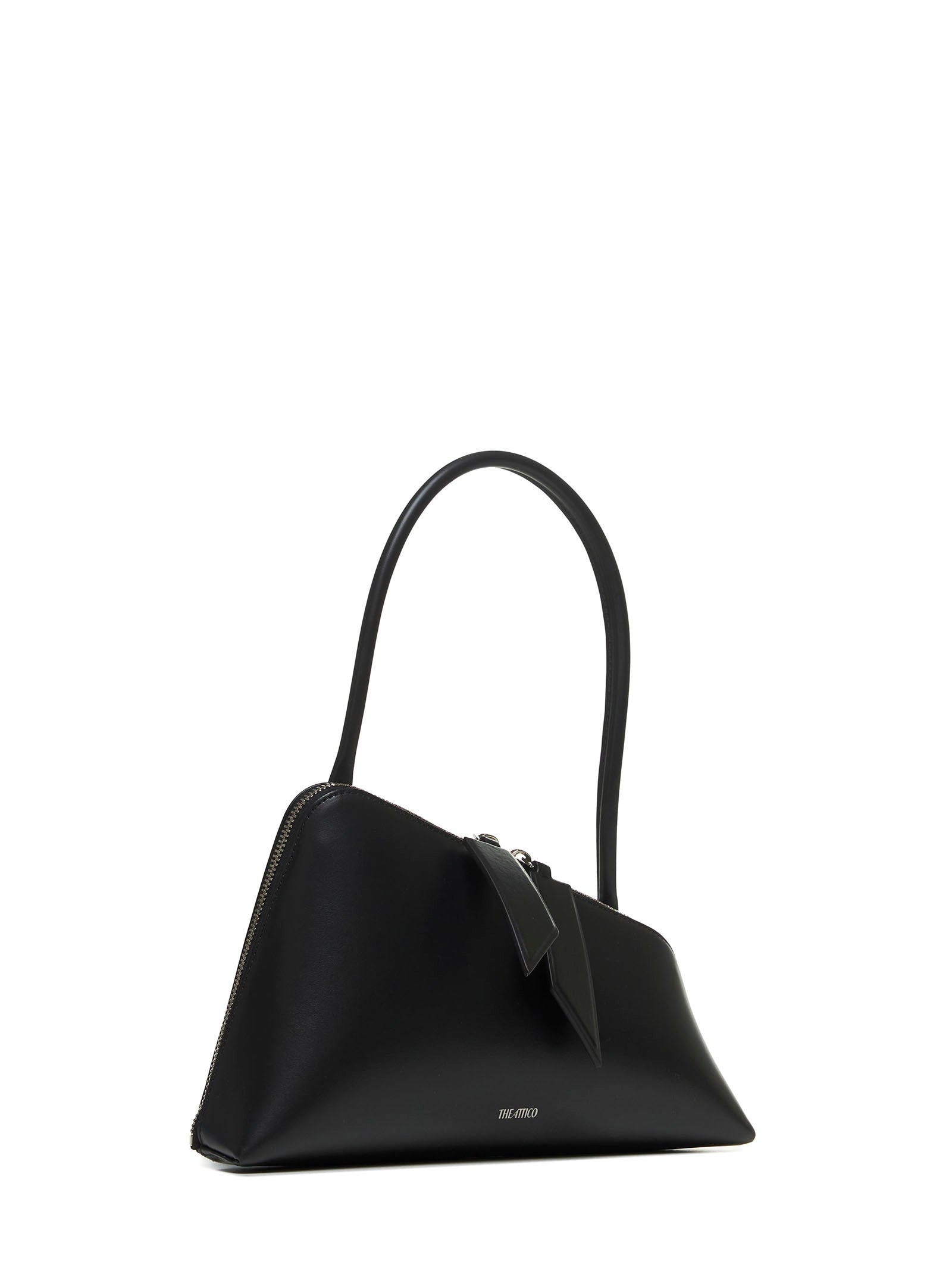 The Attico Women Sunrise Leather Shoulder Bag