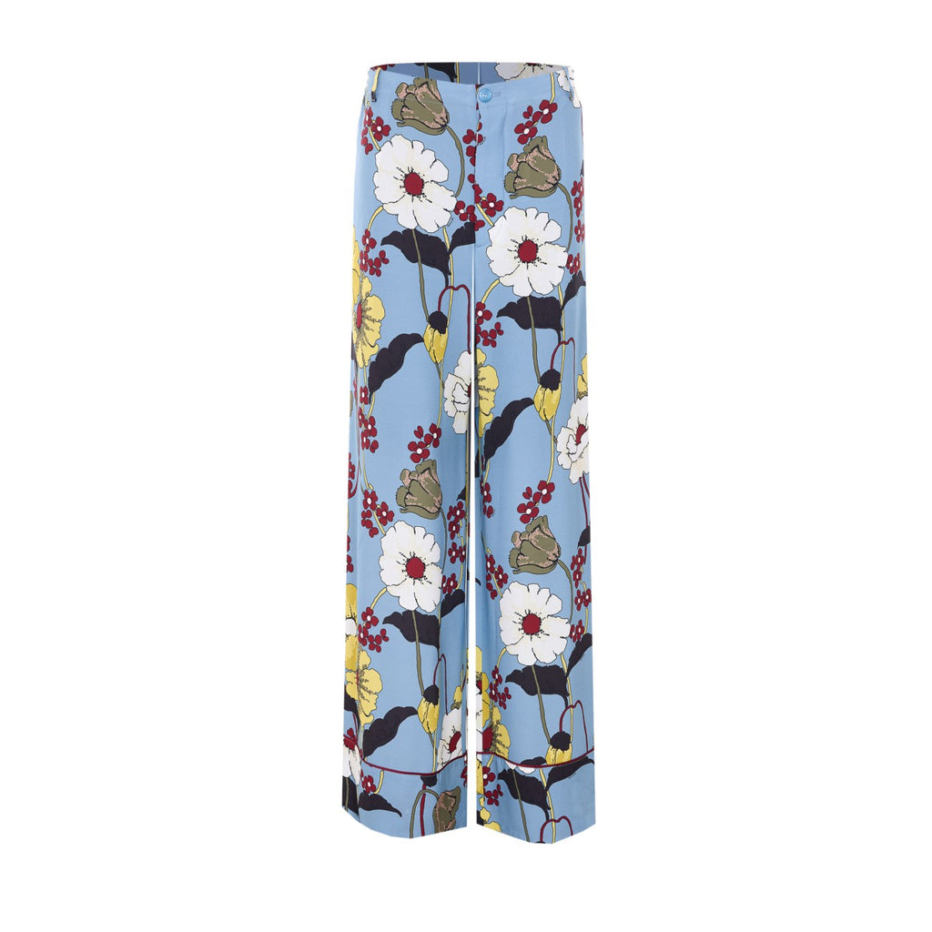 Marni Women Palazzo Pants With Melodia Print