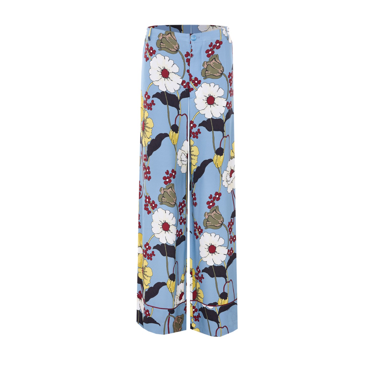 Marni Women Palazzo Pants With Melodia Print