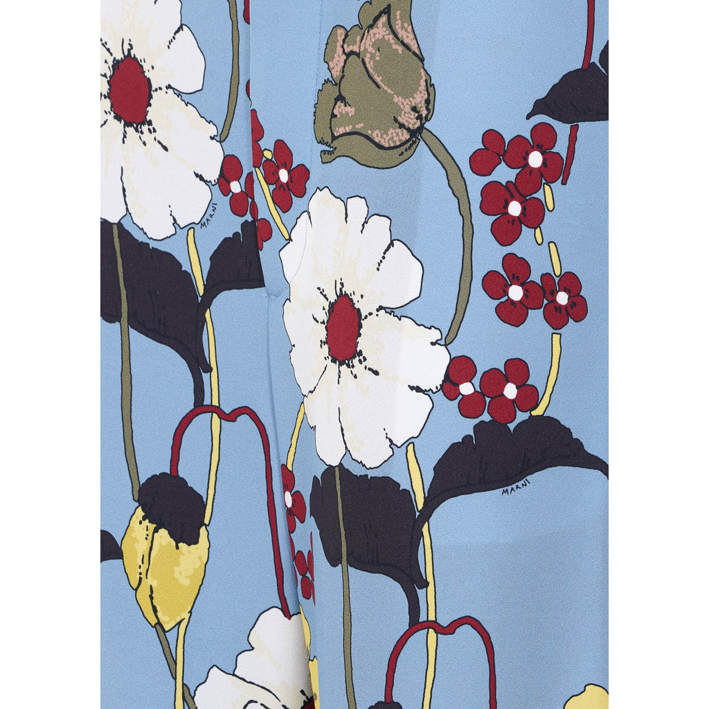 Marni Women Palazzo Pants With Melodia Print
