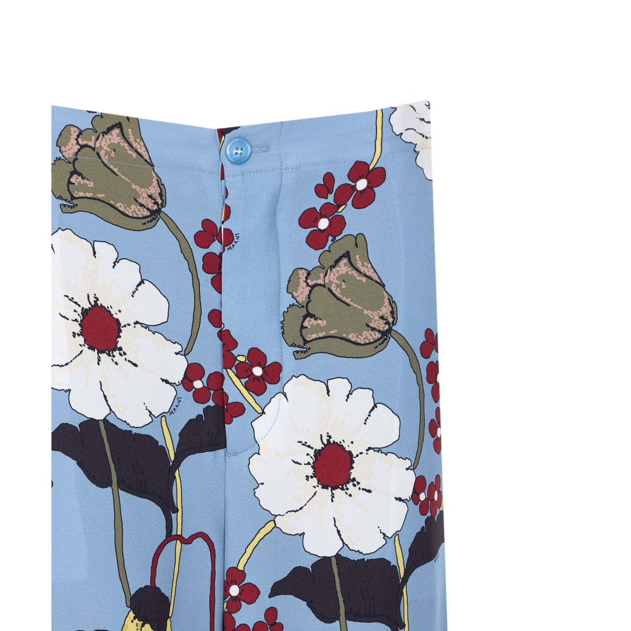 Marni Women Palazzo Pants With Melodia Print