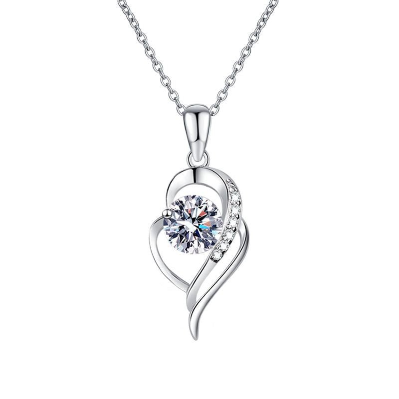 Pangama Eternal Heart Moissanite Necklace