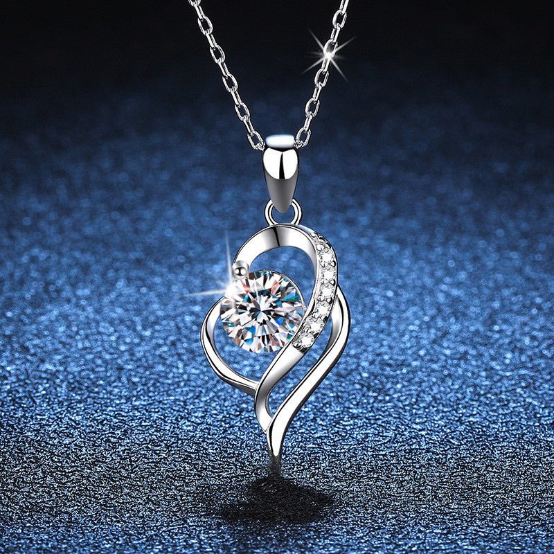 Pangama Eternal Heart Moissanite Necklace