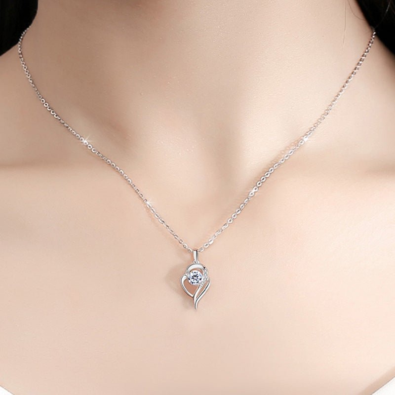 Pangama Eternal Heart Moissanite Necklace