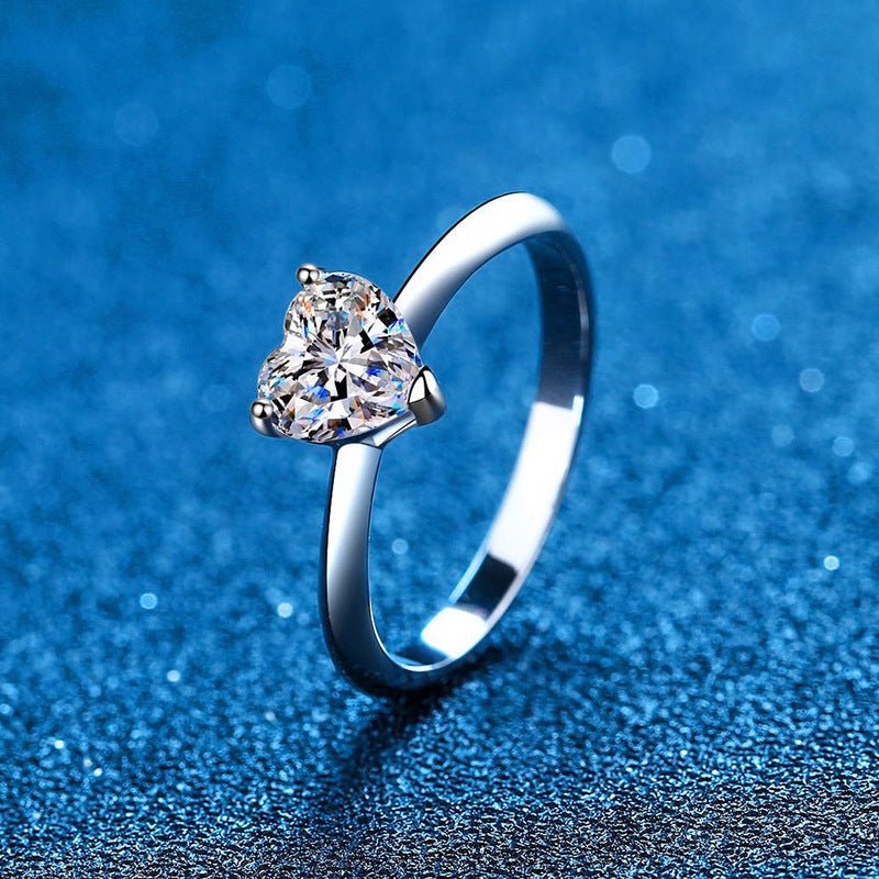 Pangama Heart of Light Moissanite Ring