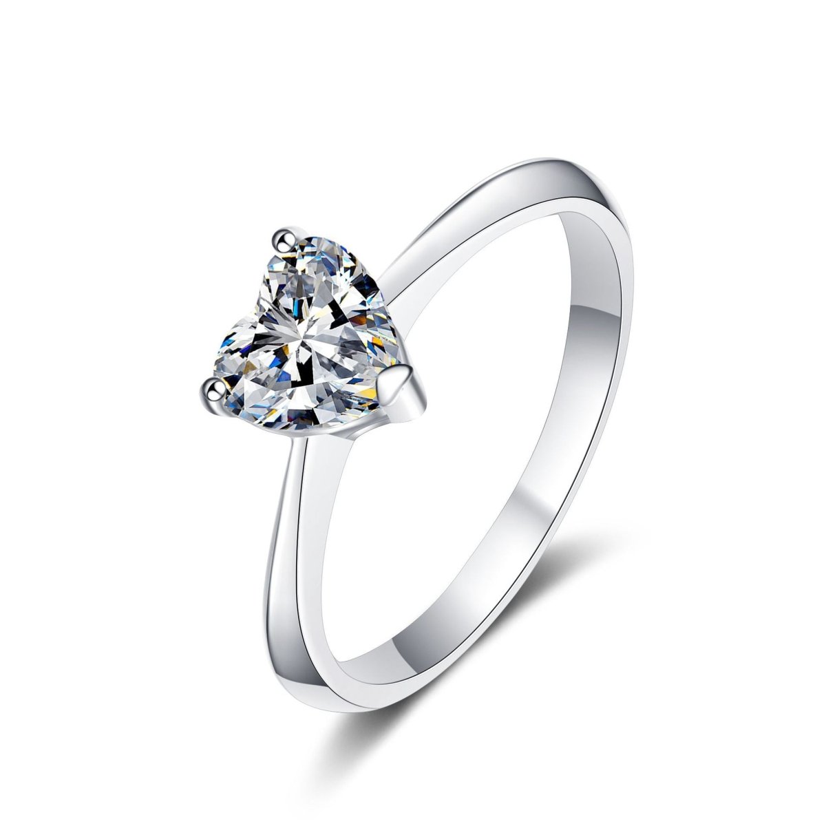 Pangama Heart of Light Moissanite Ring