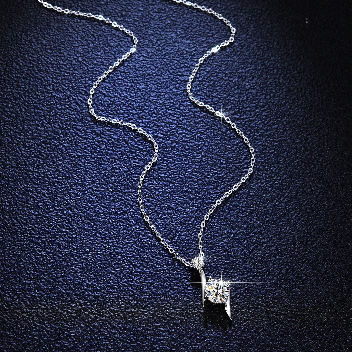 Pangama Radiant Spark Moissanite Necklace