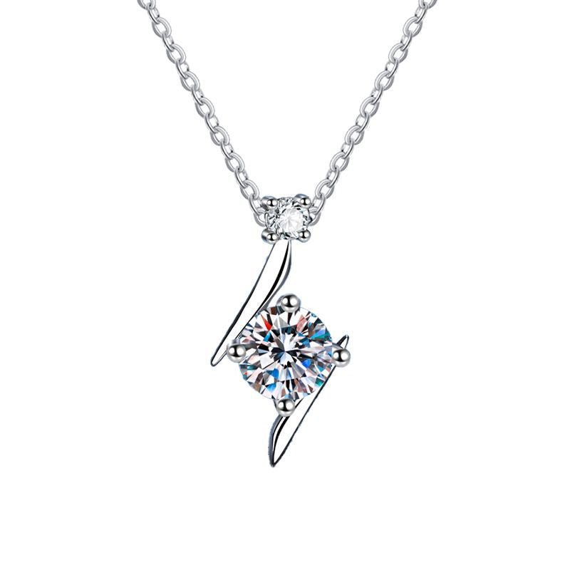 Pangama Radiant Spark Moissanite Necklace