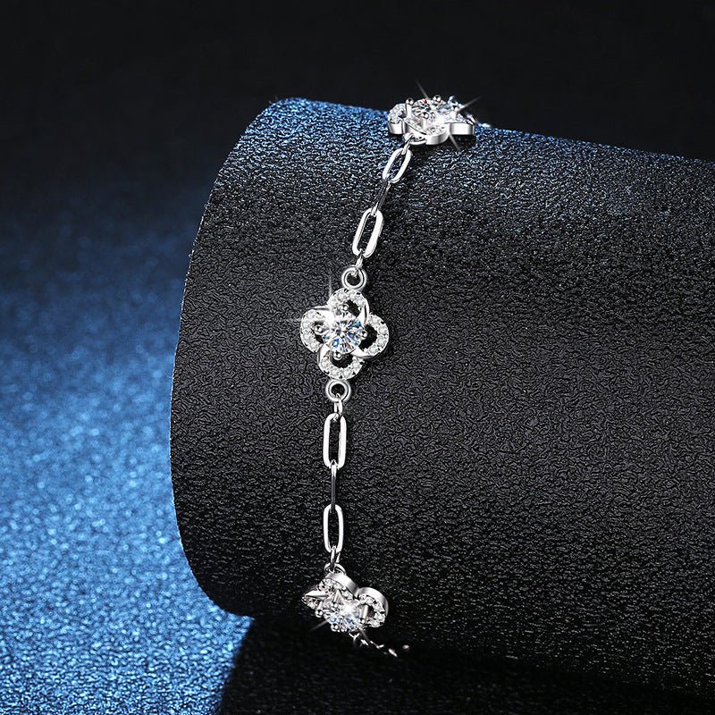 Pangama Triple Bloom Moissanite Bracelet