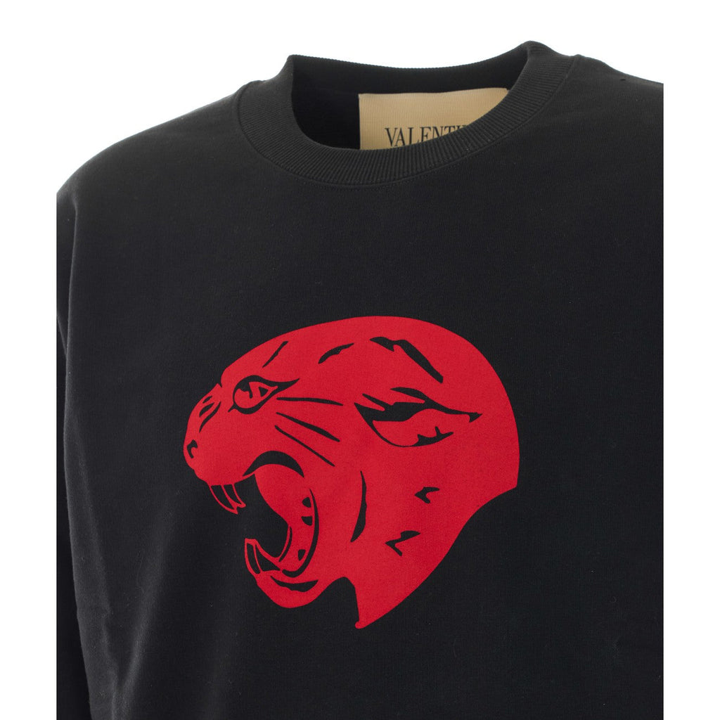 Valentino Garavani Men Panther Print Sweatshirt