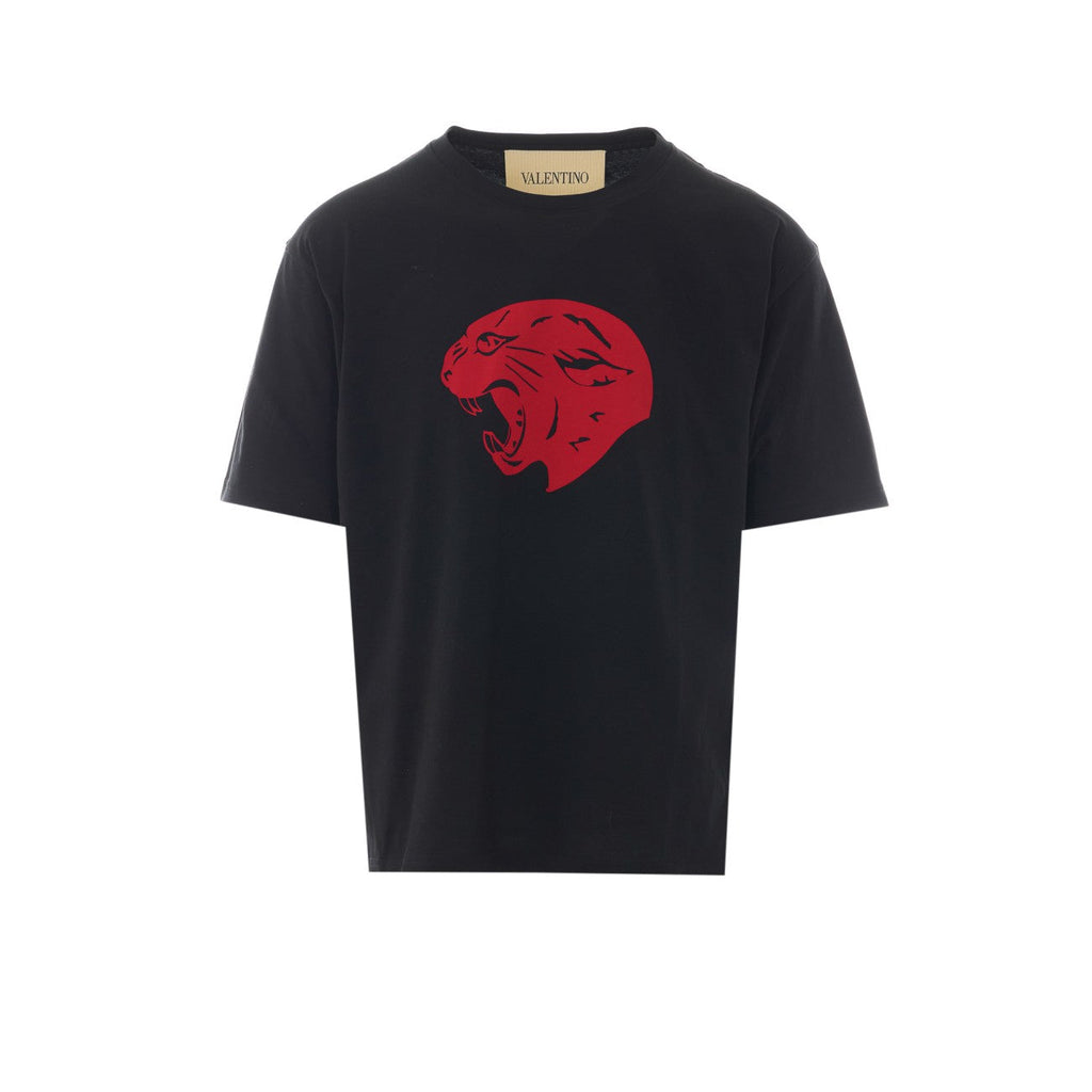 Valentino Garavani Men Panther Print T-Shirt