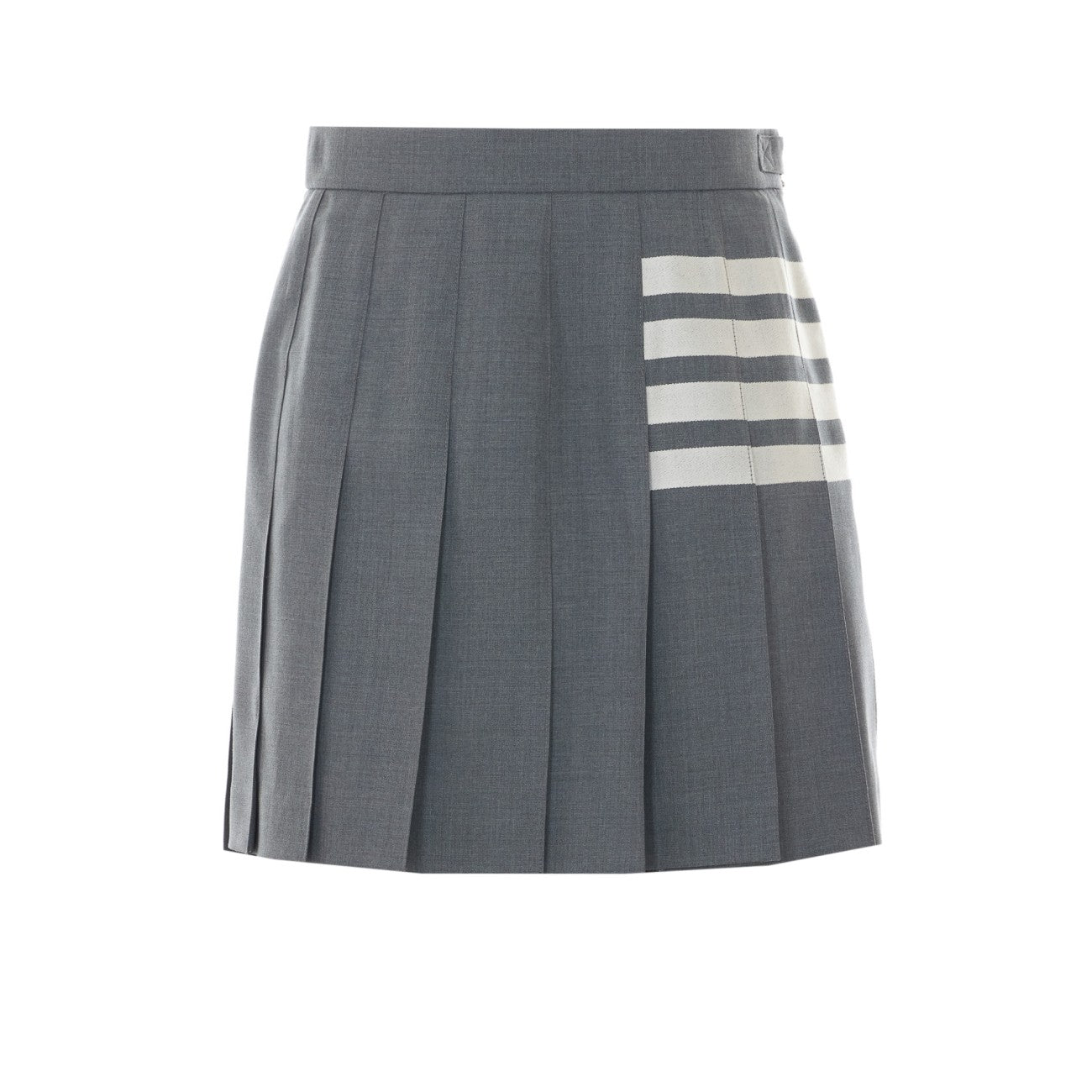 Thom Browne Women Pleated 4-Bar Mini Skirt